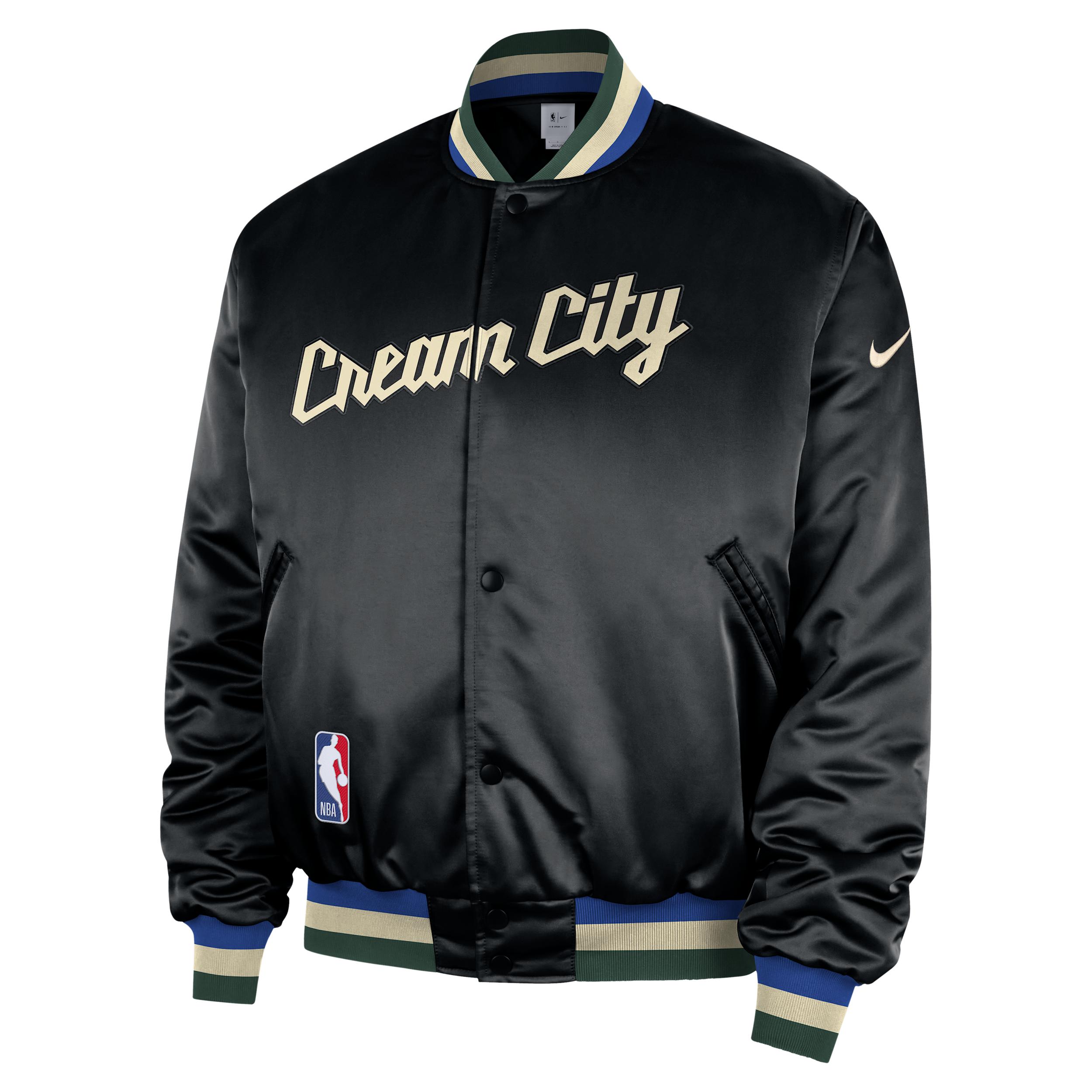 Milwaukee Bucks City Edition Nike Men's NBA Premium Jacket by NIKE
