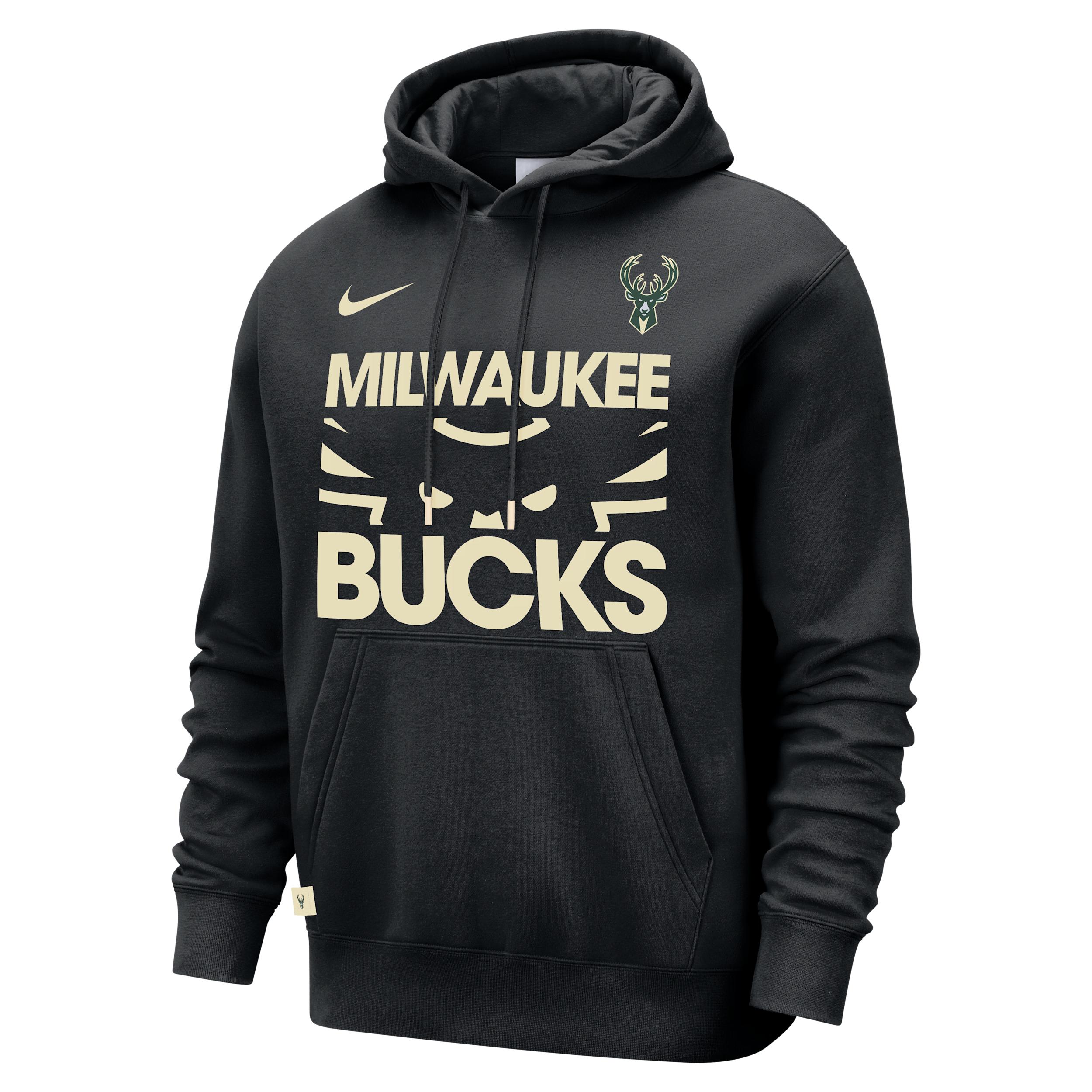 Milwaukee Bucks Club Courtside Nike Men's NBA Pullover Hoodie by NIKE