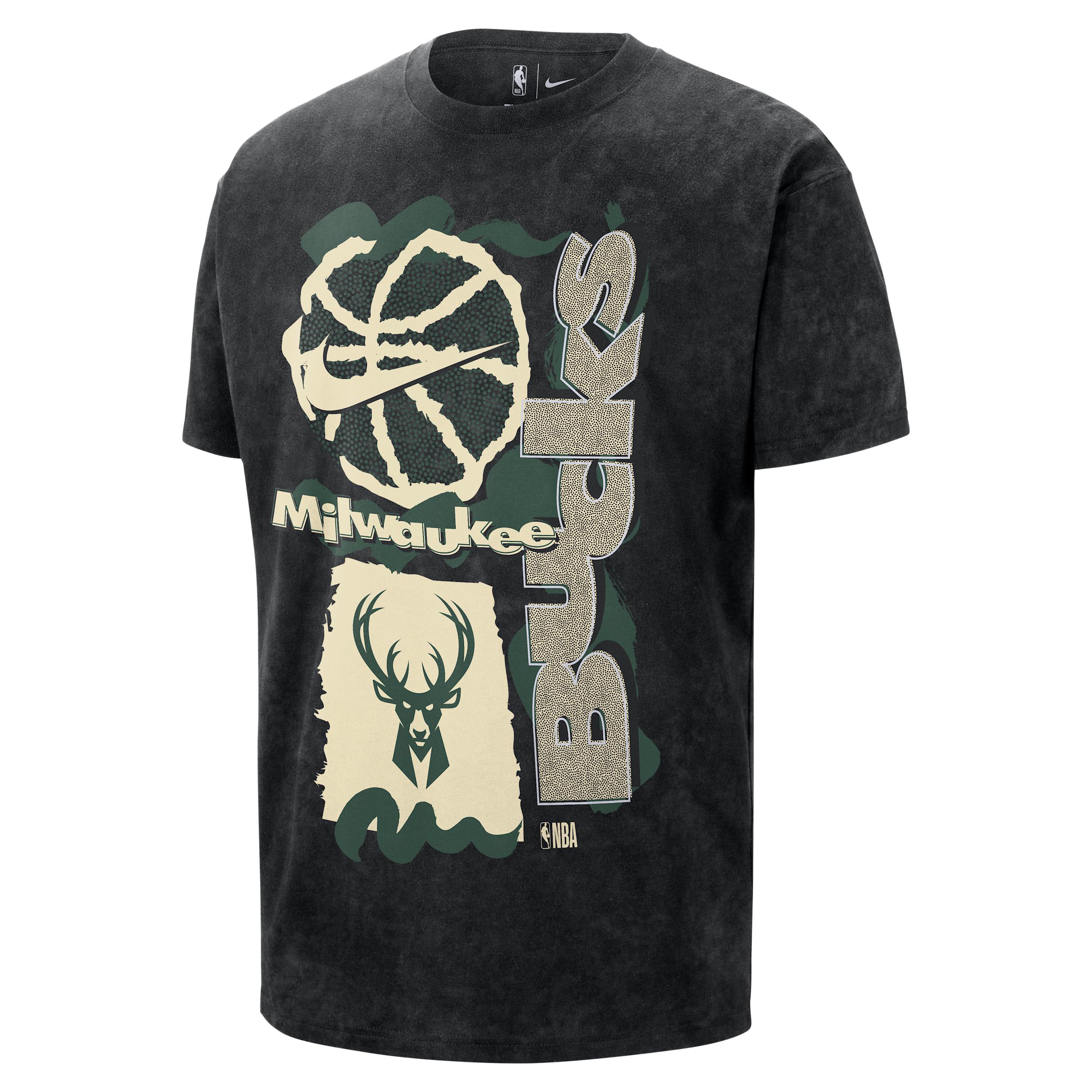 Milwaukee Bucks Courtside Nike Men's NBA Max90 T-Shirt by NIKE