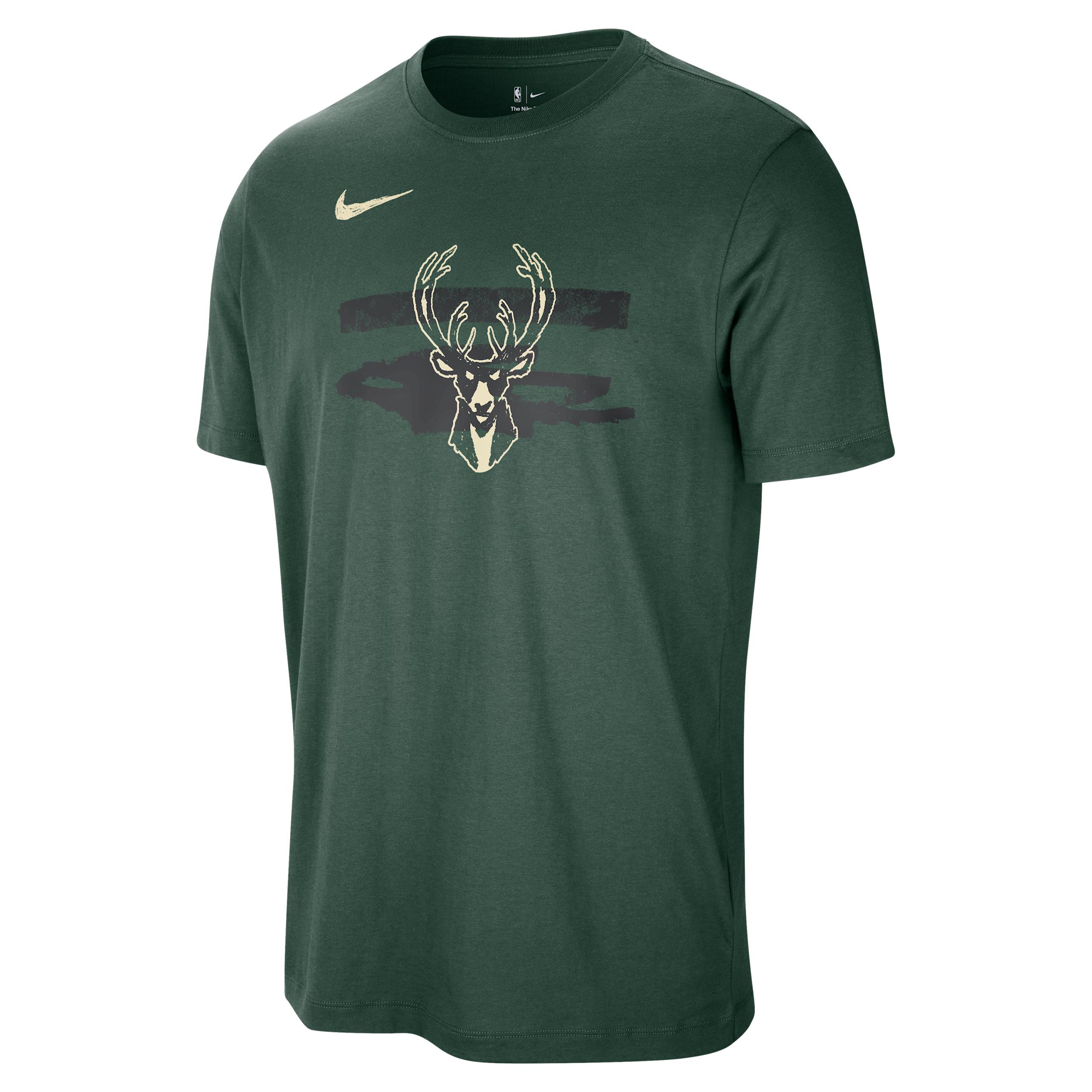 Milwaukee Bucks Courtside Nike Men's NBA T-Shirt by NIKE