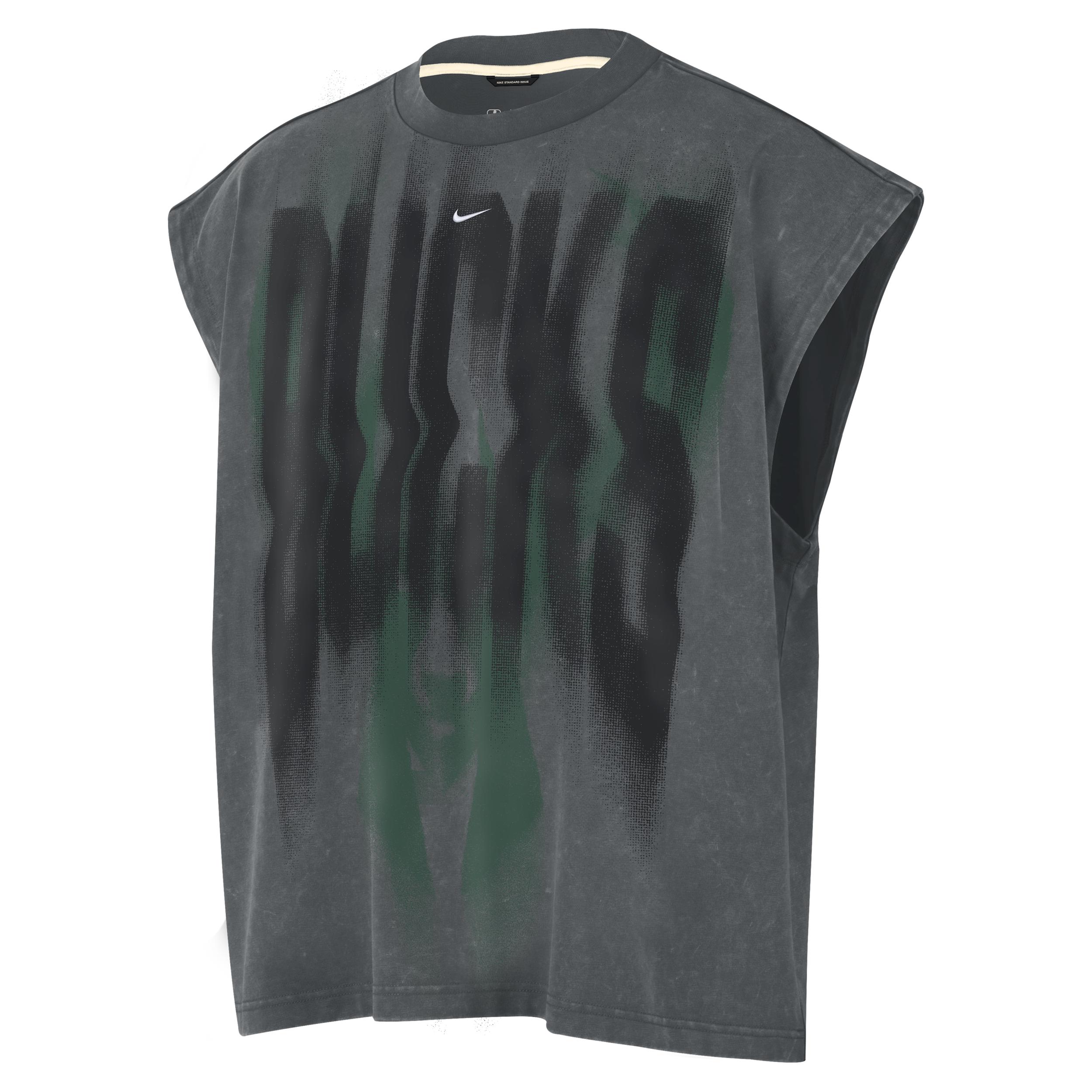 Milwaukee Bucks Standard Issue Nike Men's Sleeveless Basketball Top by NIKE