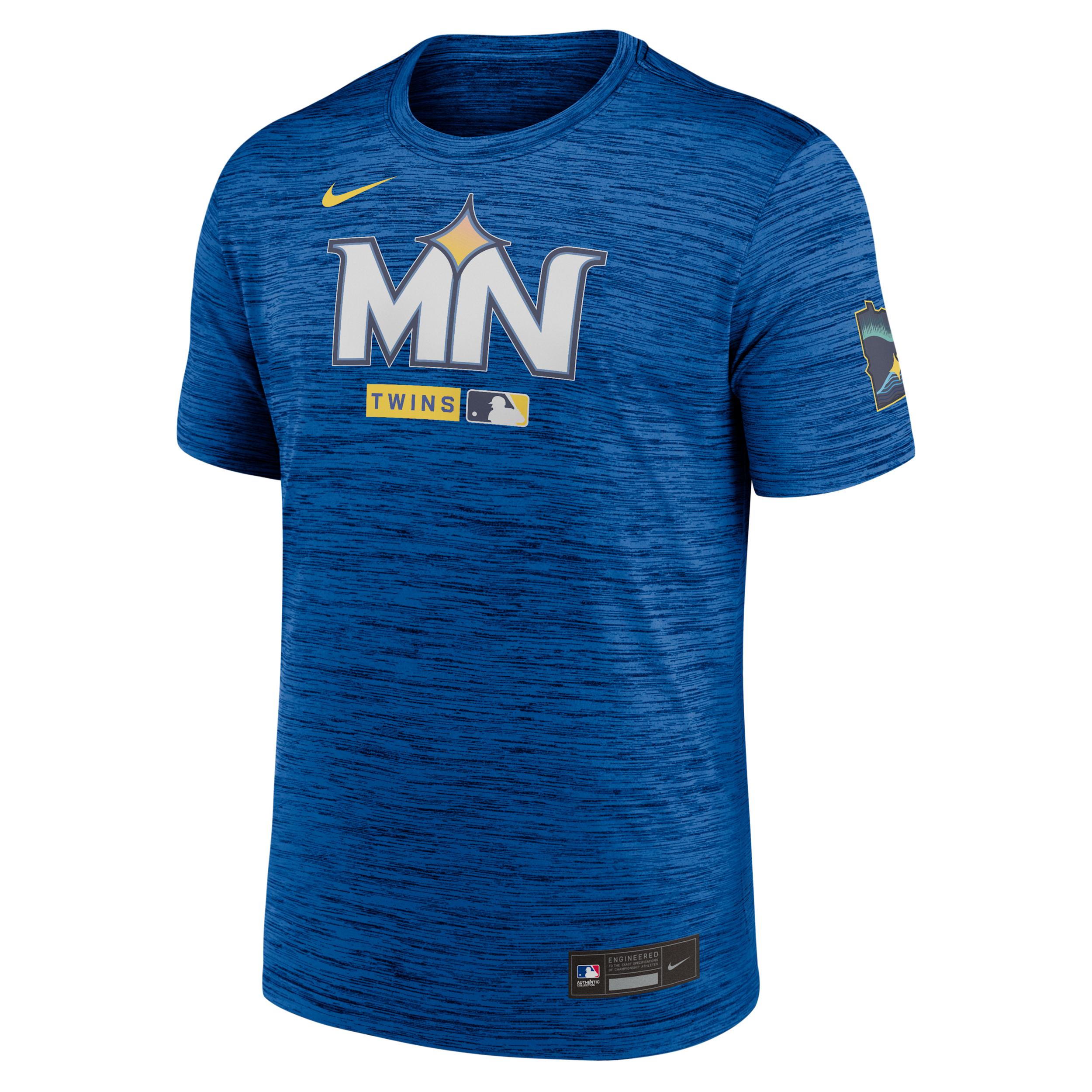 Minnesota Twins City Connect Velocity Nike Men's Dri-FIT MLB T-Shirt by NIKE