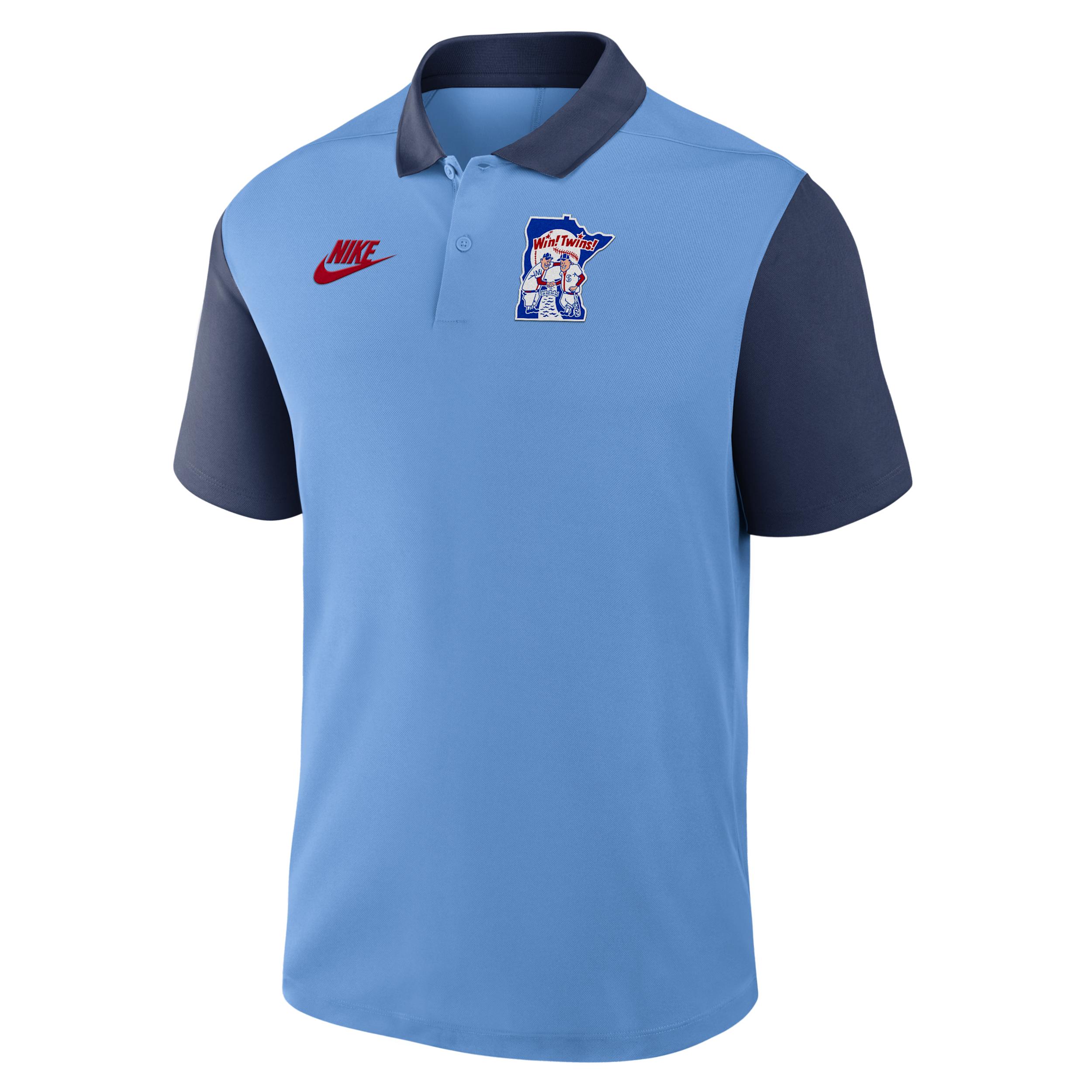 Minnesota Twins Cooperstown Victory Nike Men's Dri-FIT MLB Polo by NIKE