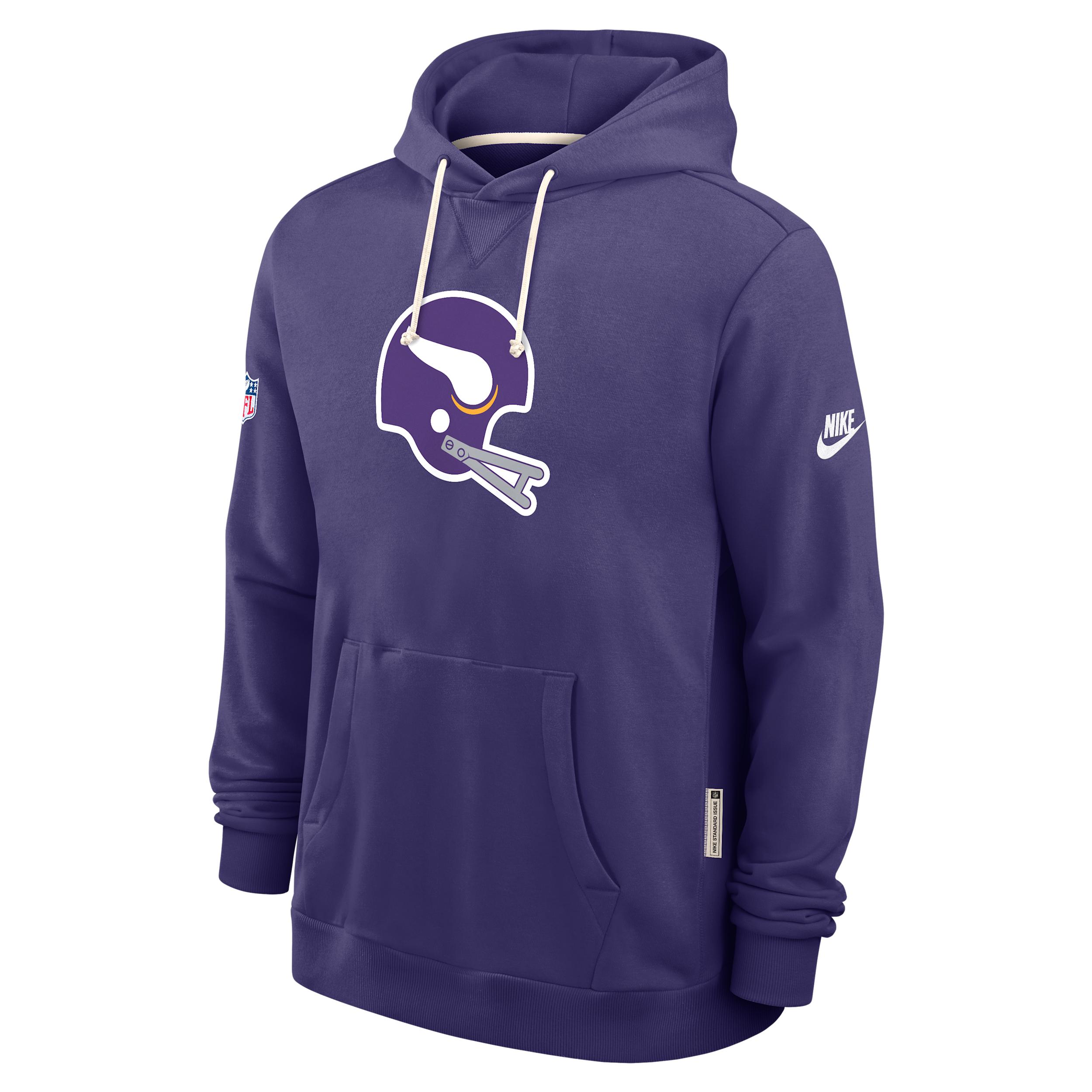 Minnesota Vikings Alt Offensive Set Play Sideline Nike Men's Dri-FIT NFL Pullover Hoodie by NIKE