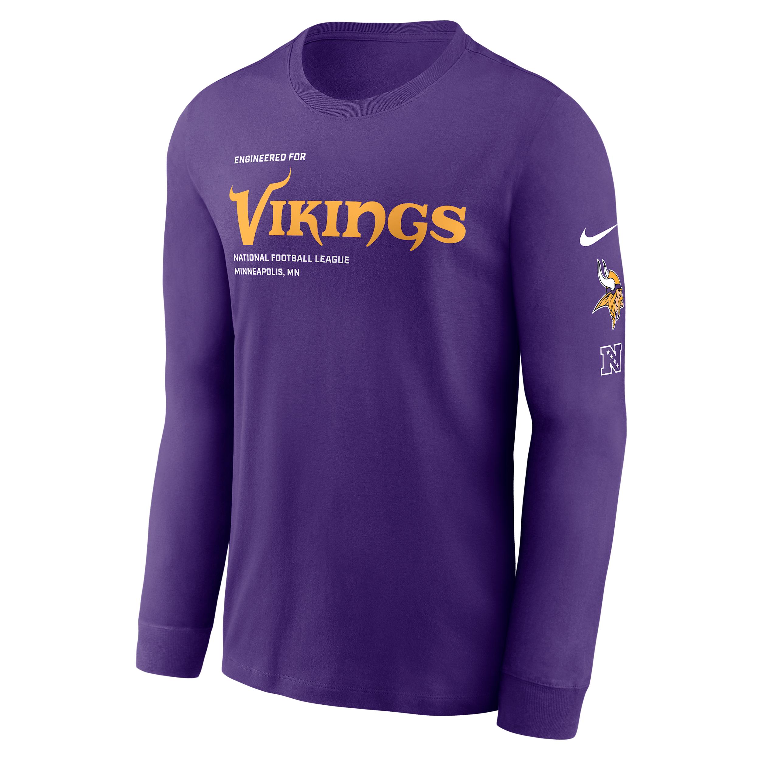 Minnesota Vikings Play To Win Essential Nike Men's NFL Long-Sleeve T-Shirt by NIKE