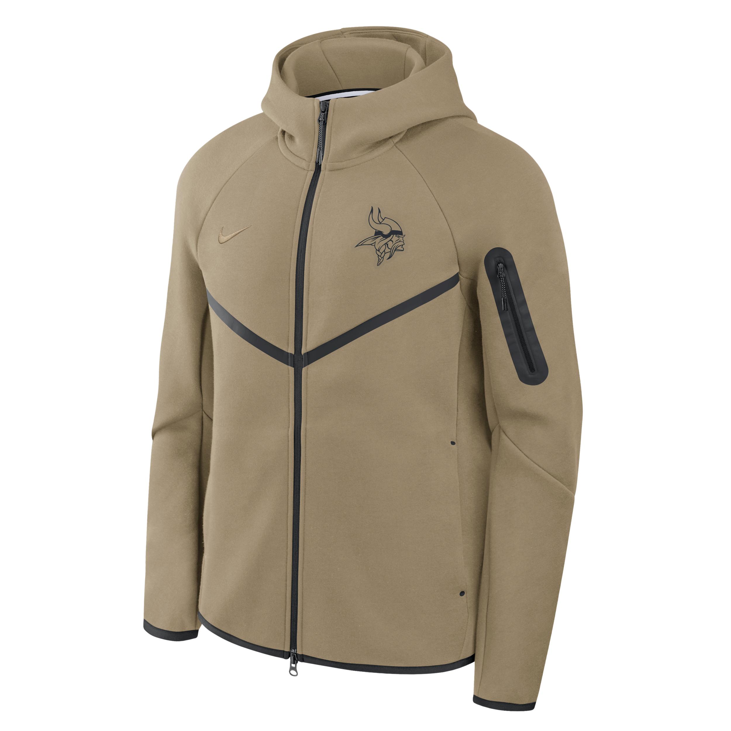 Minnesota Vikings Tech Fleece Windrunner Nike Men's NFL Full-Zip Hooded Jacket by NIKE
