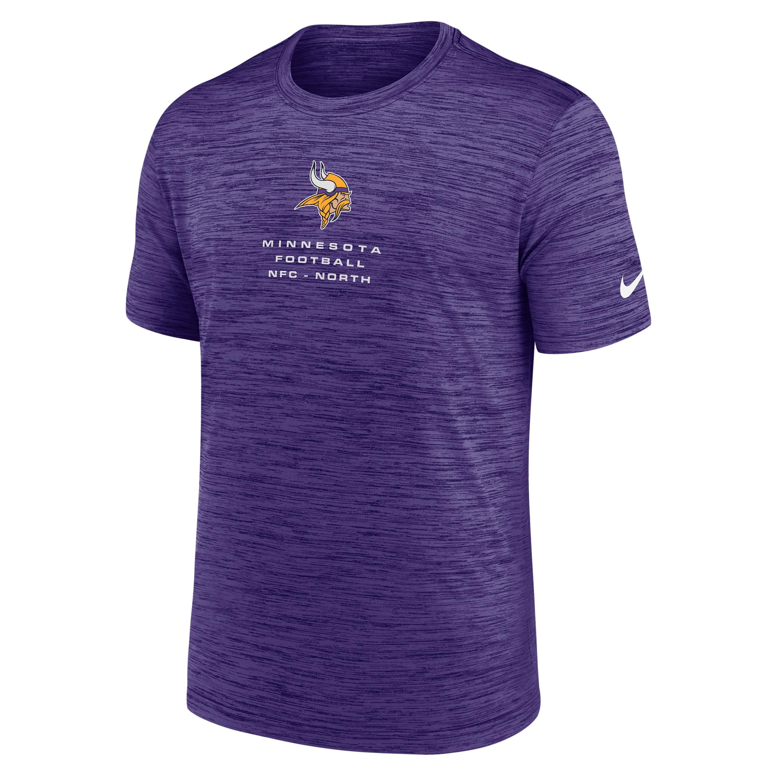Minnesota Vikings Velocity Nike Men's Dri-FIT NFL T-Shirt by NIKE