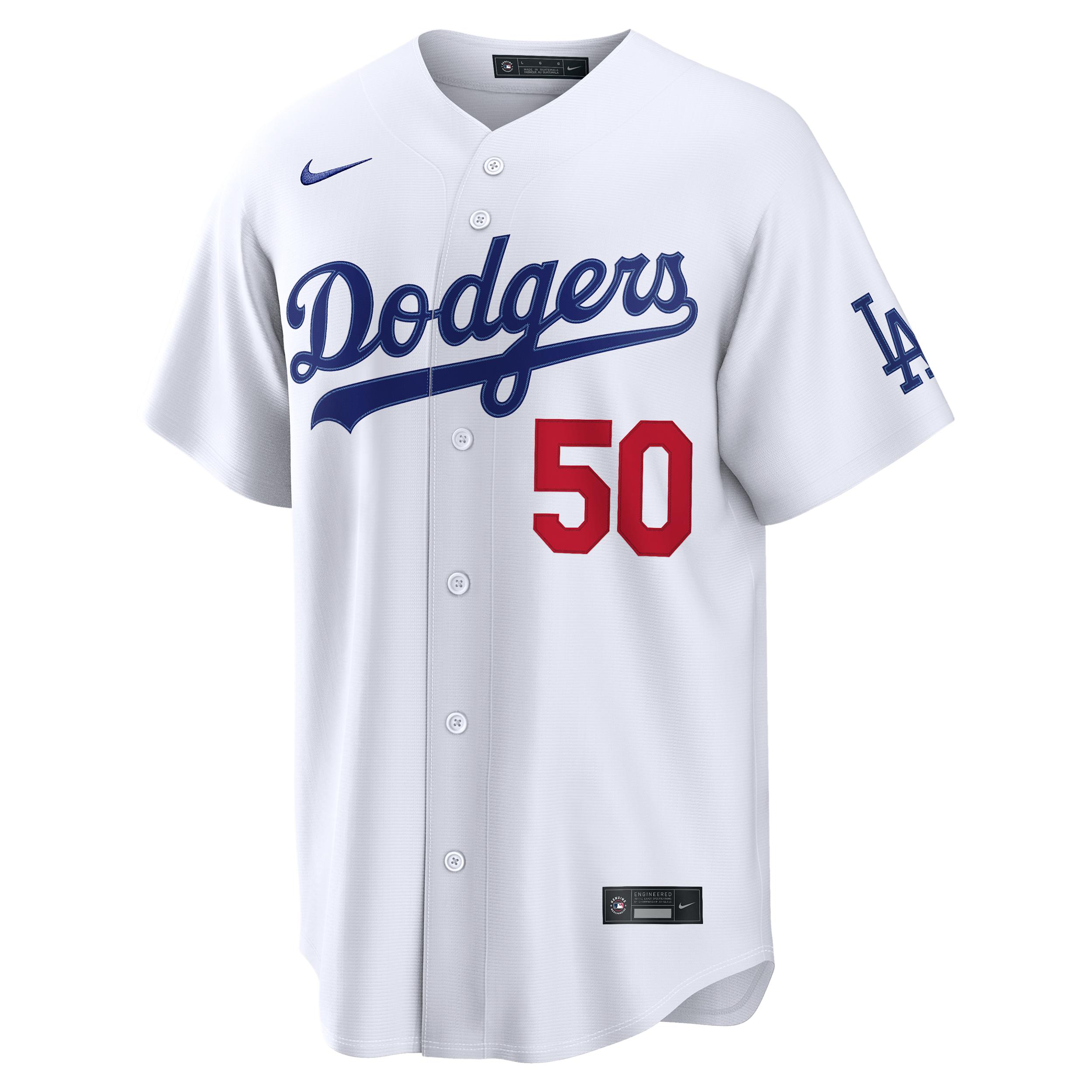 Mookie Betts Los Angeles Dodgers Nike Men's MLB Stadium Jersey by NIKE