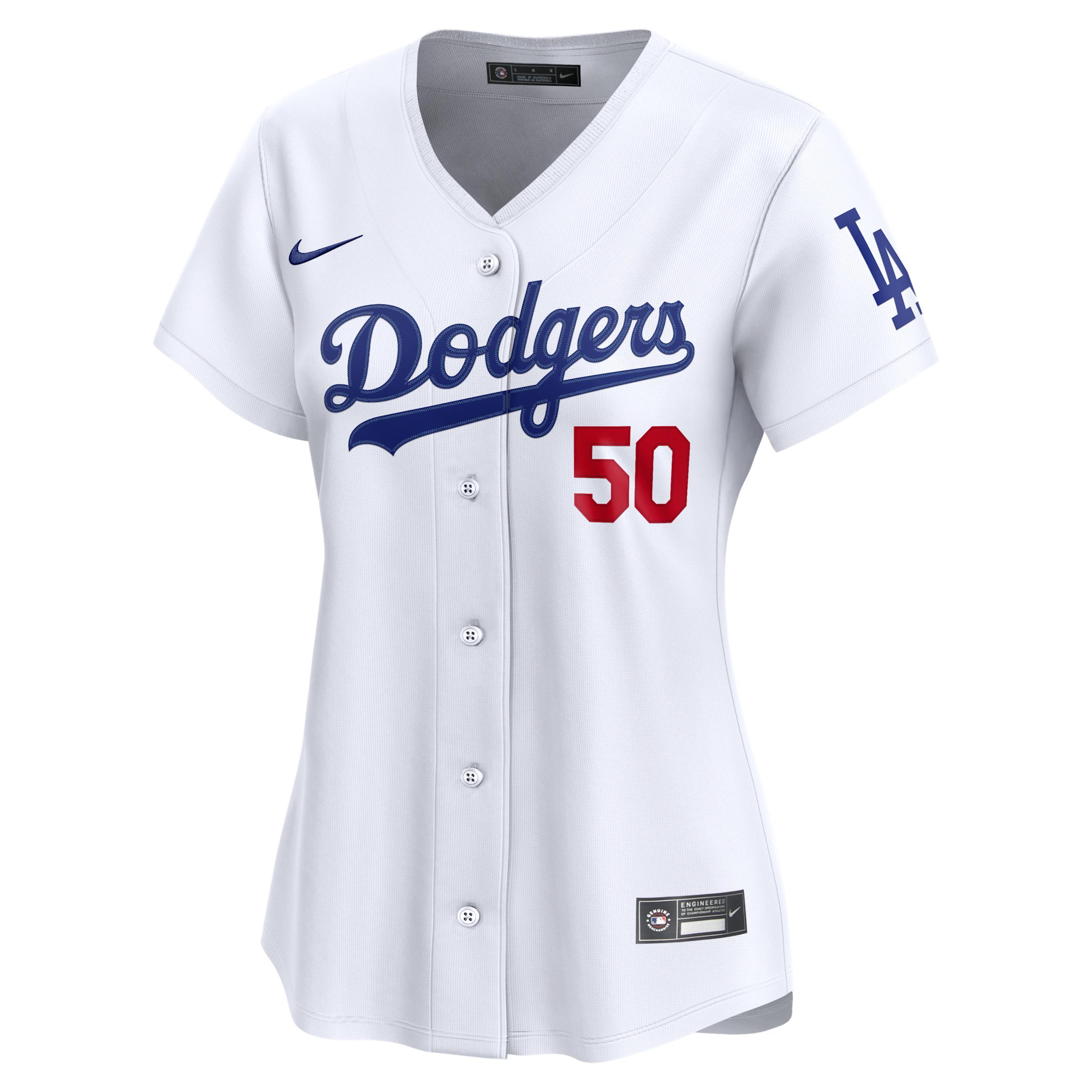 Mookie Betts Los Angeles Dodgers Womenâs Nike Women's Dri-FIT ADV MLB Limited Jersey by NIKE