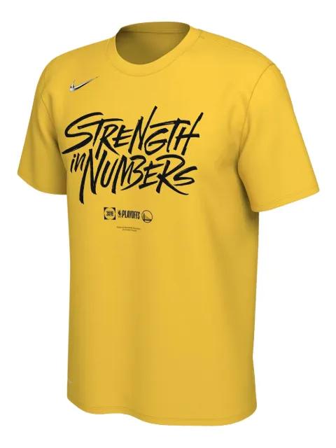 NBA Golden State Warriors Dri-Fit "2019 Playoffs Bound Mantra" T-shirt by NIKE