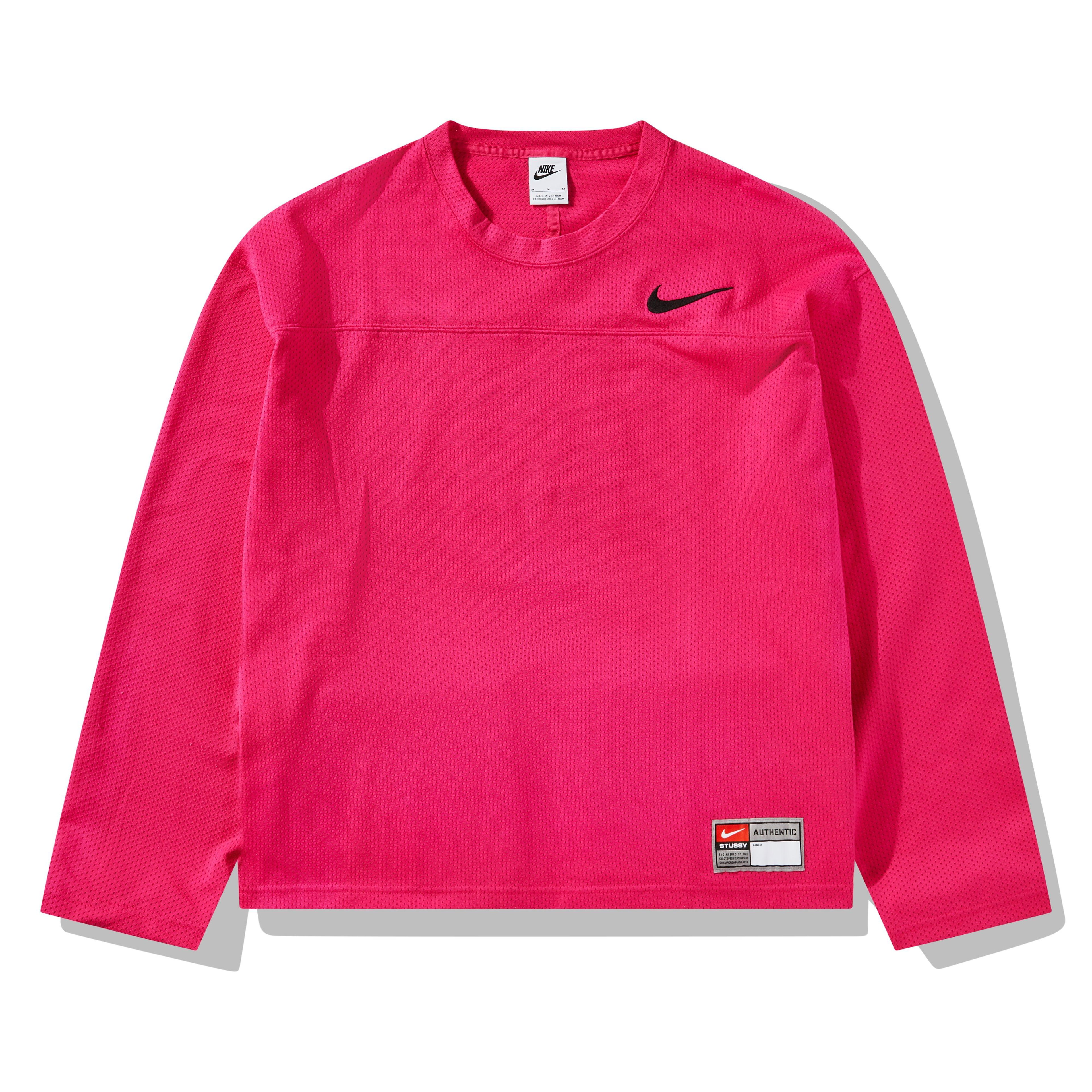 NIKE - STÃœSSY Long Sleeve Top - (Fire Berry) by NIKE