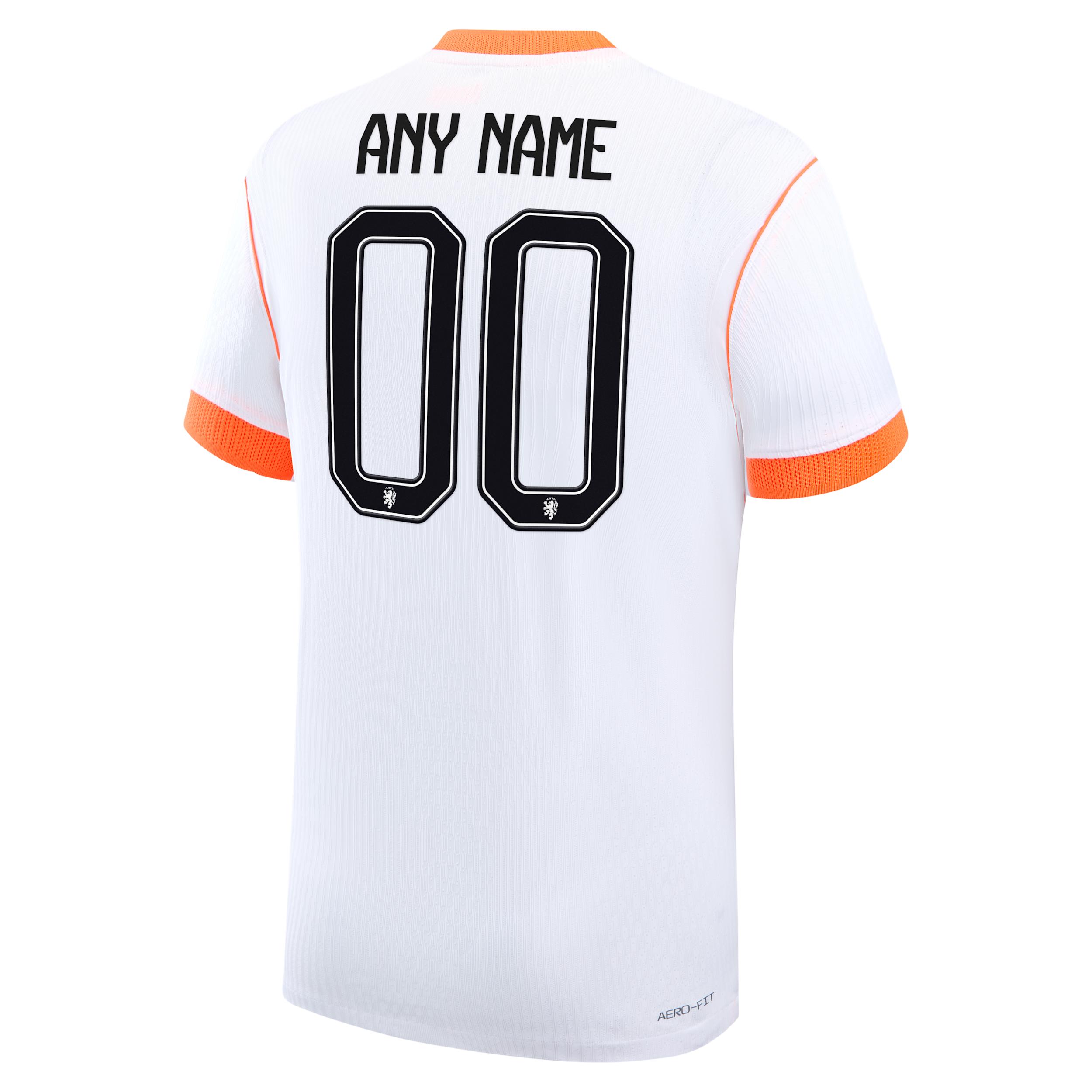 Netherlands 2026/27 Match Away Nike Men's Aero-FIT Soccer Authentic Custom Jersey By You by NIKE