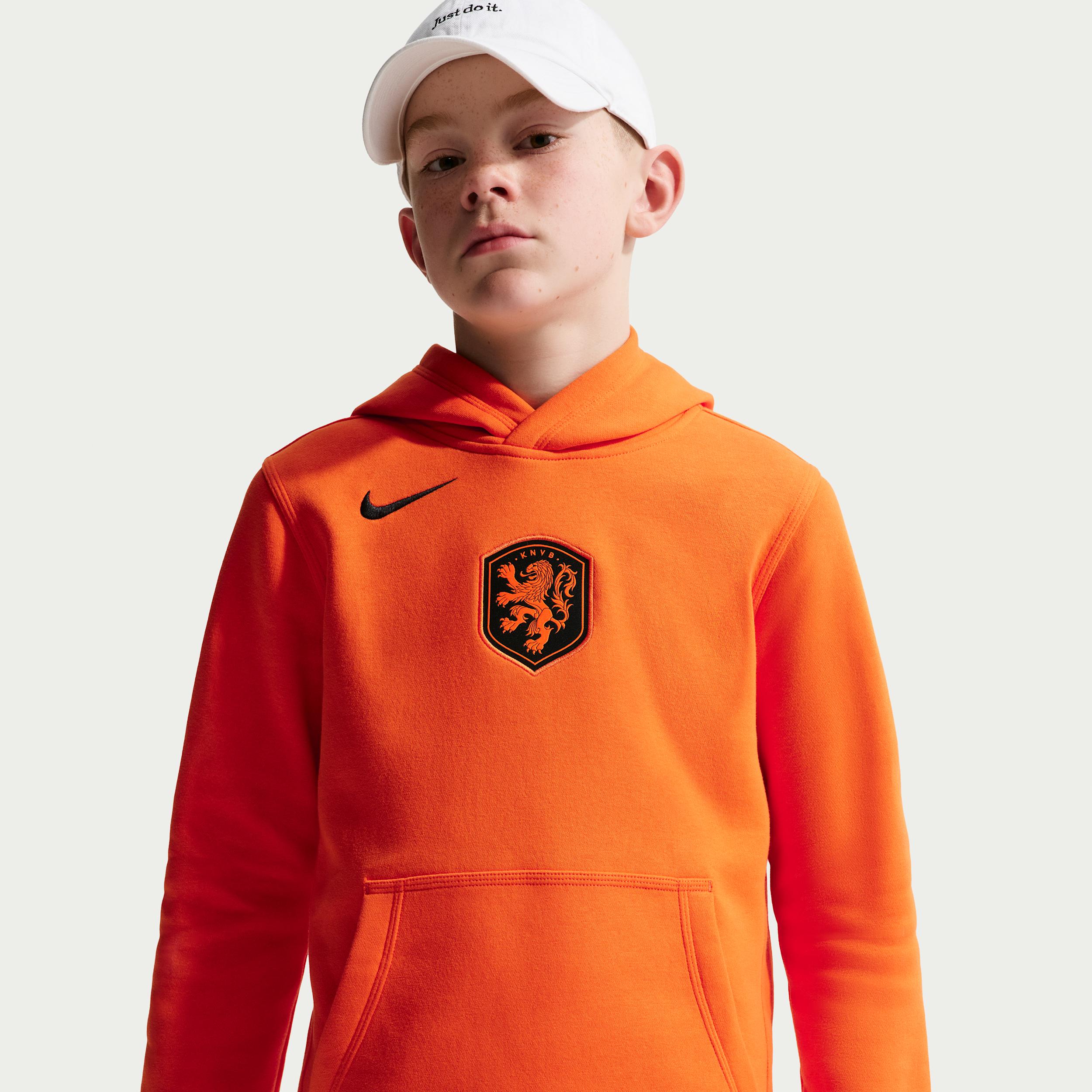 Netherlands Club Big Kids' (Boys') Nike Soccer Pullover Hoodie by NIKE