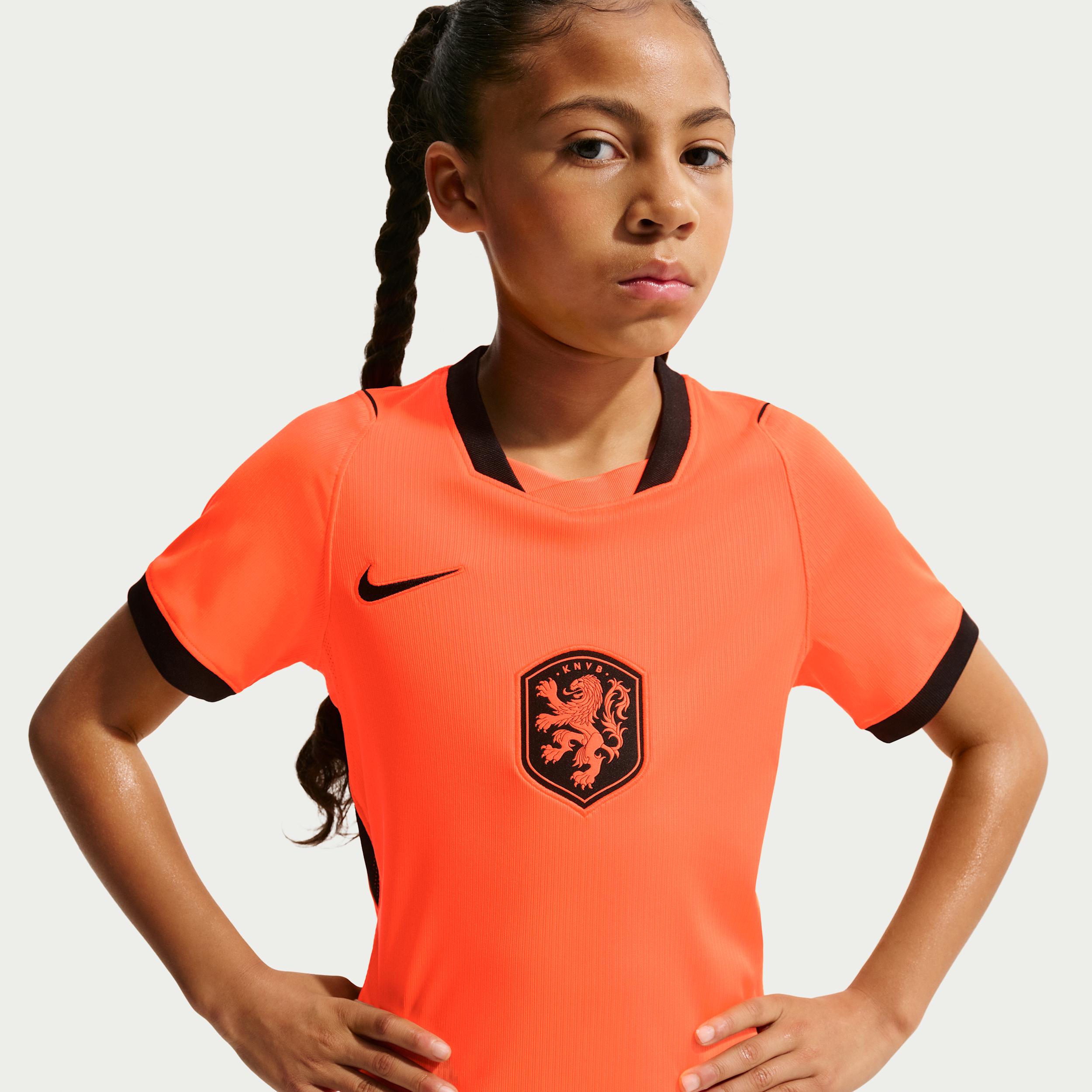 Netherlands National Team 2026 Stadium Home Big Kids' Nike Dri-FIT Soccer Jersey by NIKE