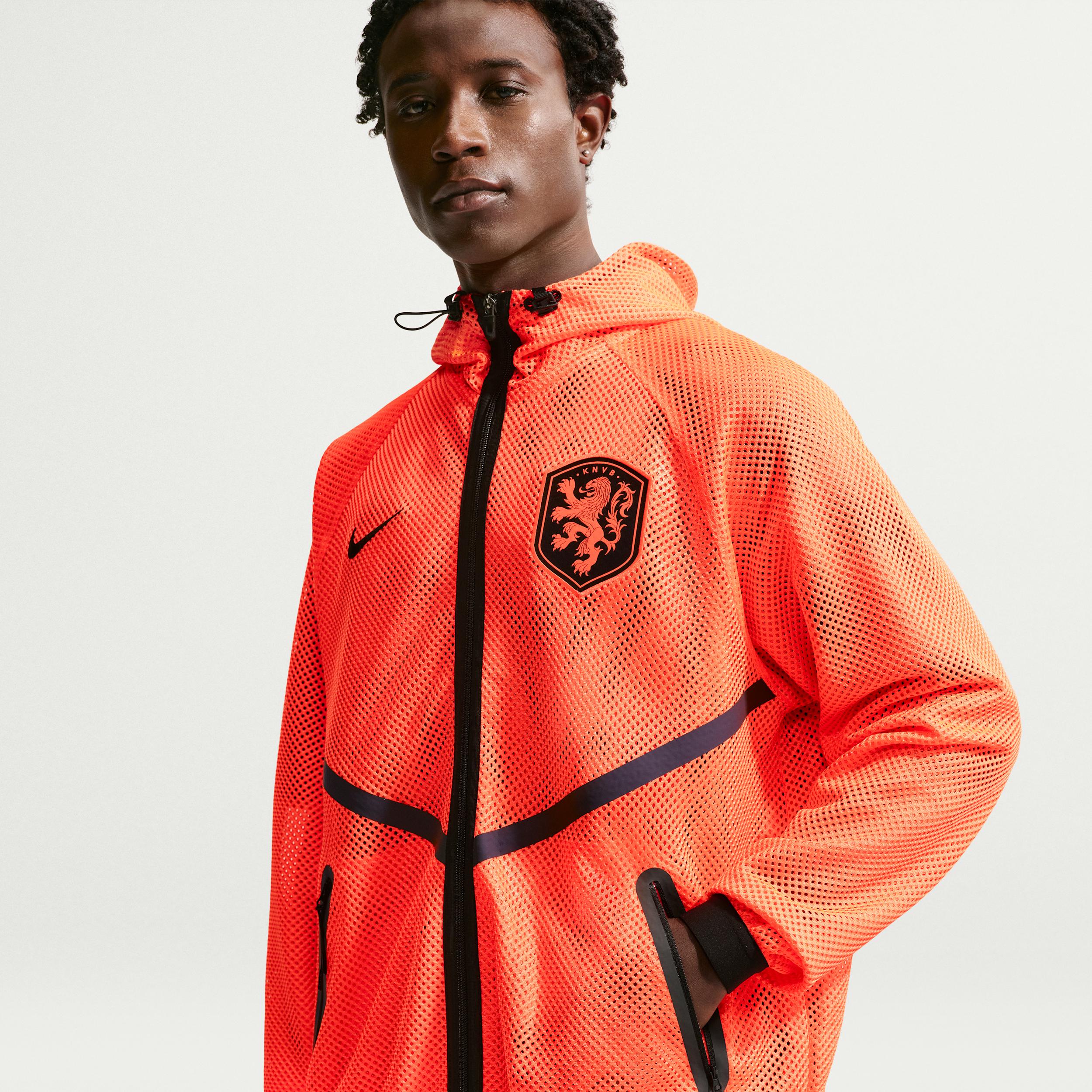 Netherlands Nike Men's Dri-FIT Soccer Anthem Jacket by NIKE