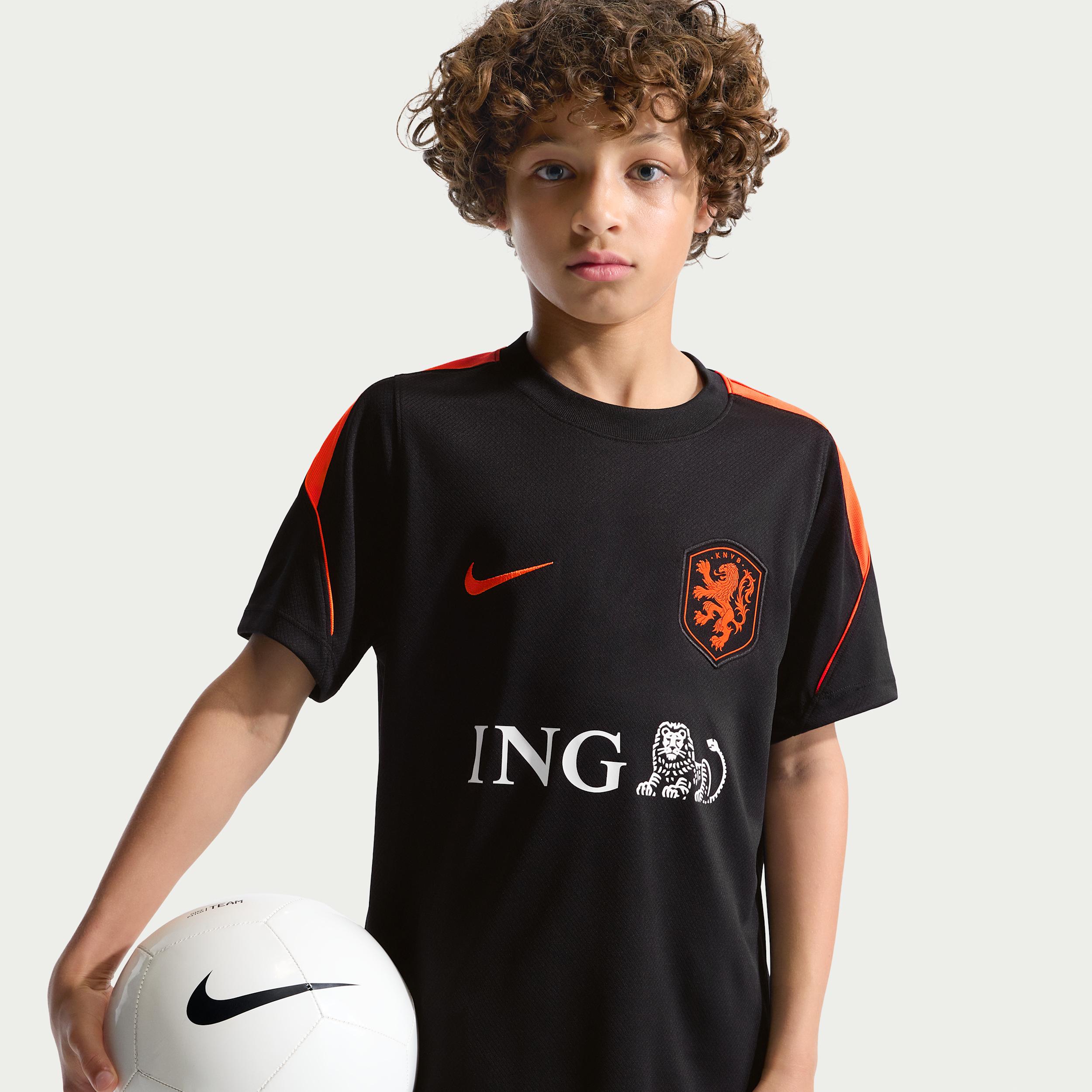Netherlands Strike Big Kids' Nike Soccer Dri-FIT Short-Sleeve Top by NIKE