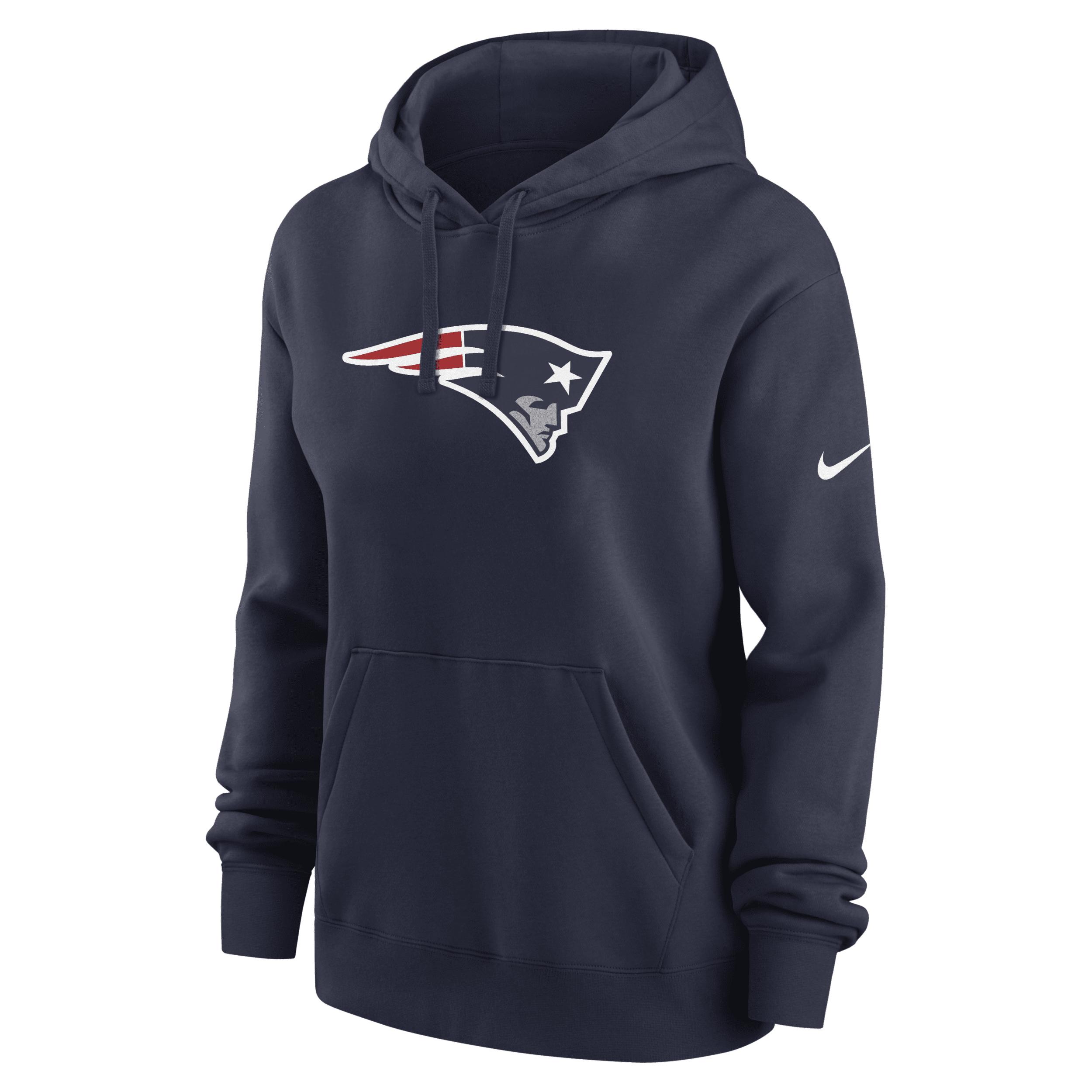 New England Patriots Club Nike Women's NFL Pullover Hoodie by NIKE