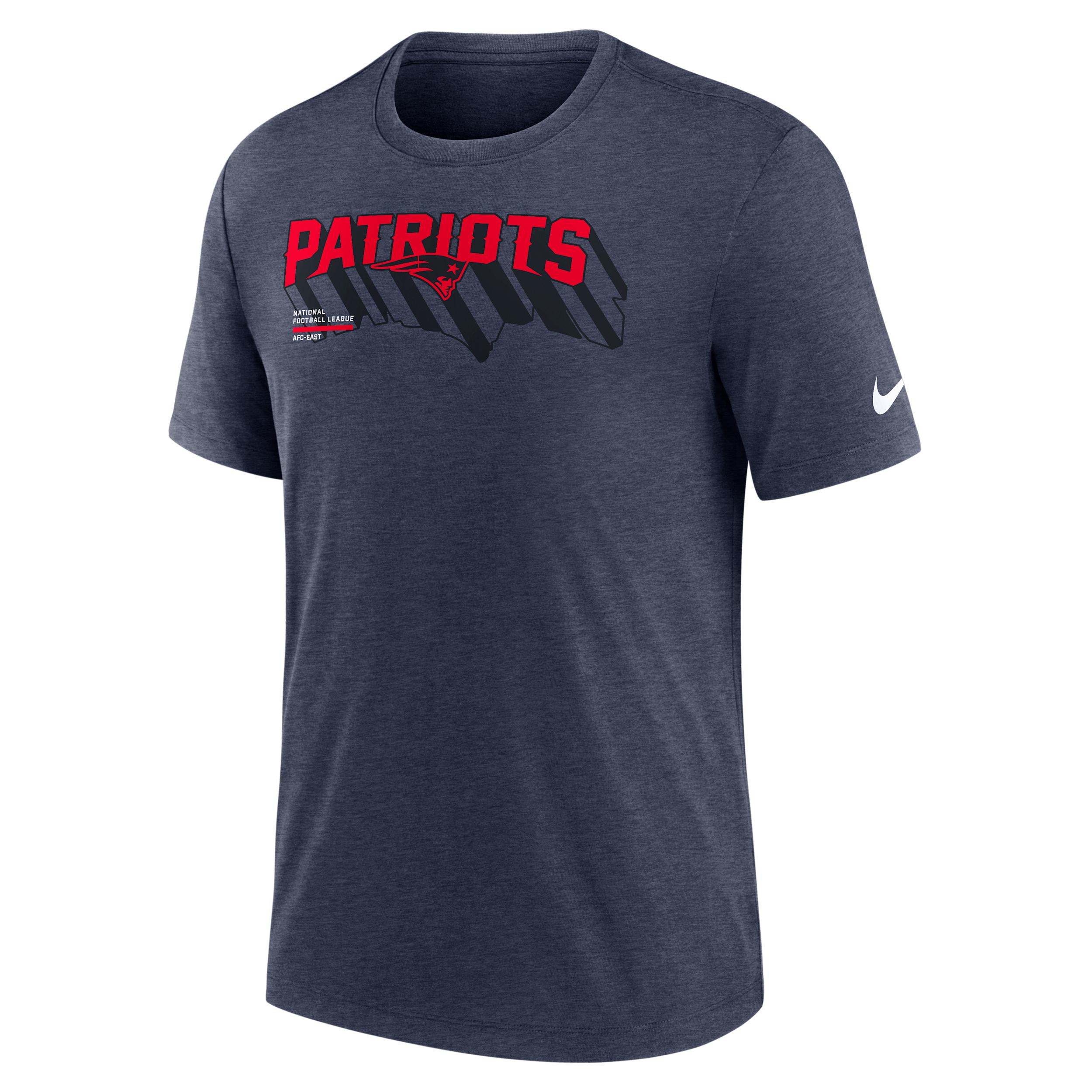 New England Patriots Long Pass Nike Men's NFL T-Shirt by NIKE