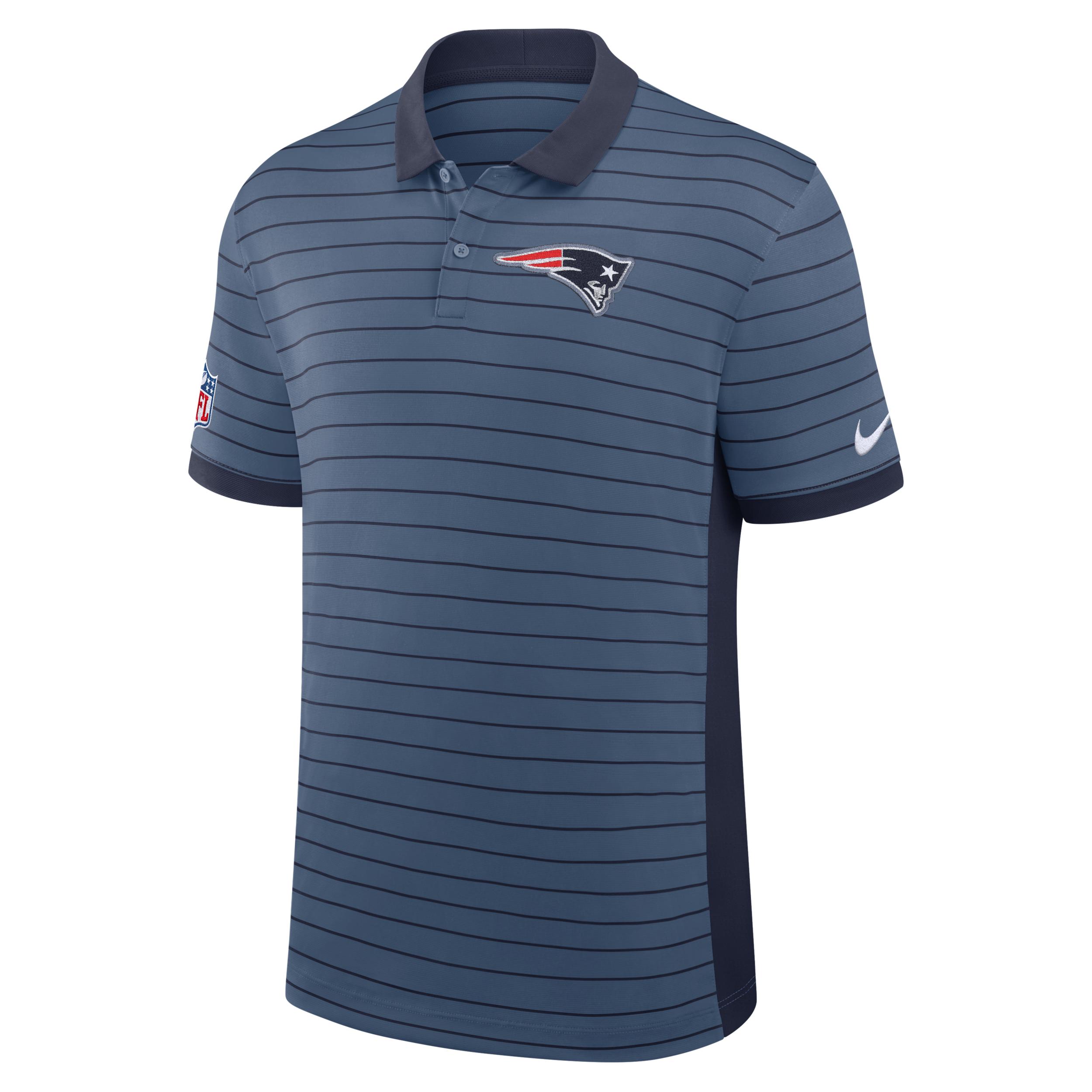 New England Patriots Rivalries Collection Sideline Victory Nike Men's Dri-FIT NFL Polo by NIKE New England Patriots Rivalries Collection Sideline Victory Nike Men's Dri-FIT NFL Polo by NIKE