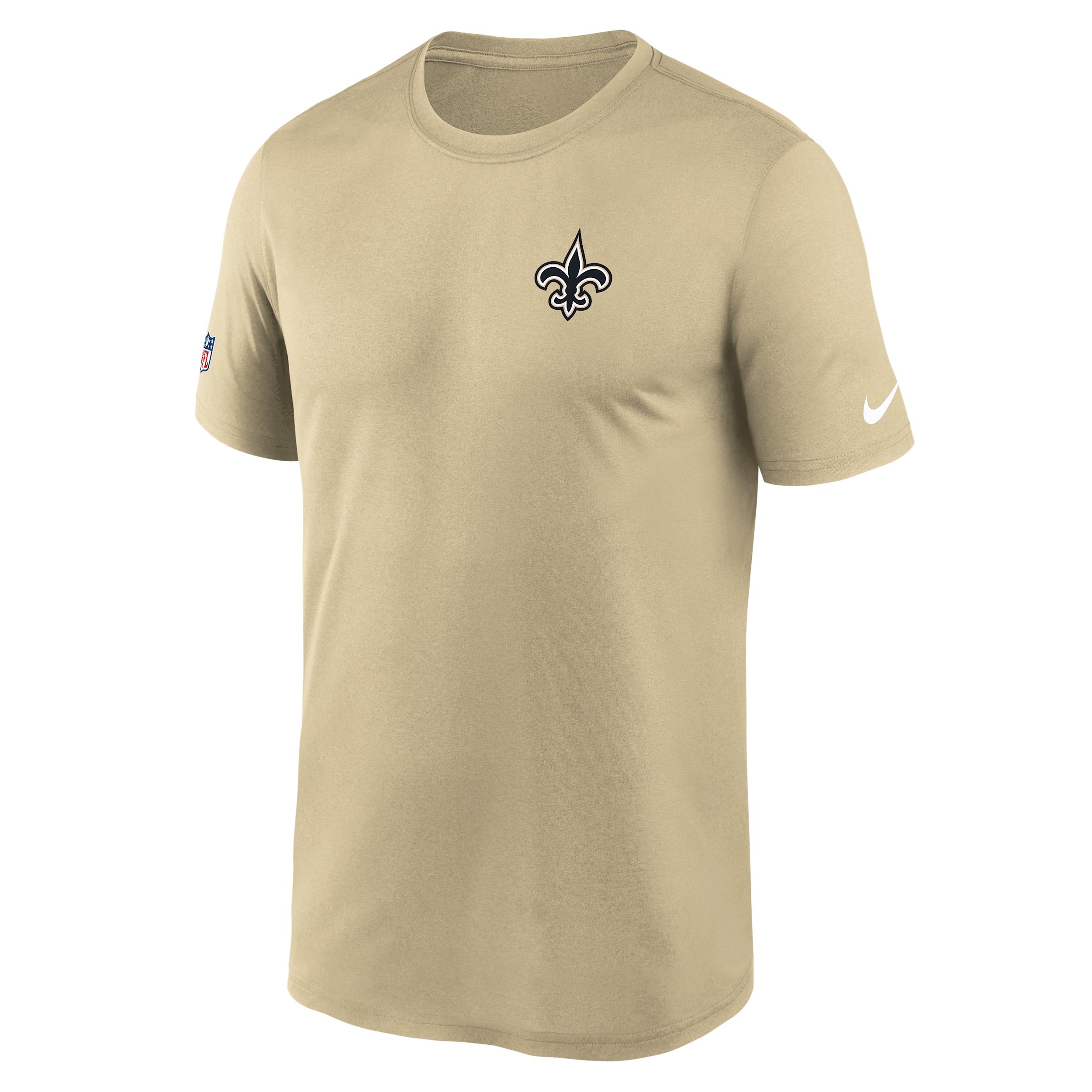 New Orleans Saints Alt Legend Small Logo Nike Men's Dri-FIT NFL T-Shirt by NIKE