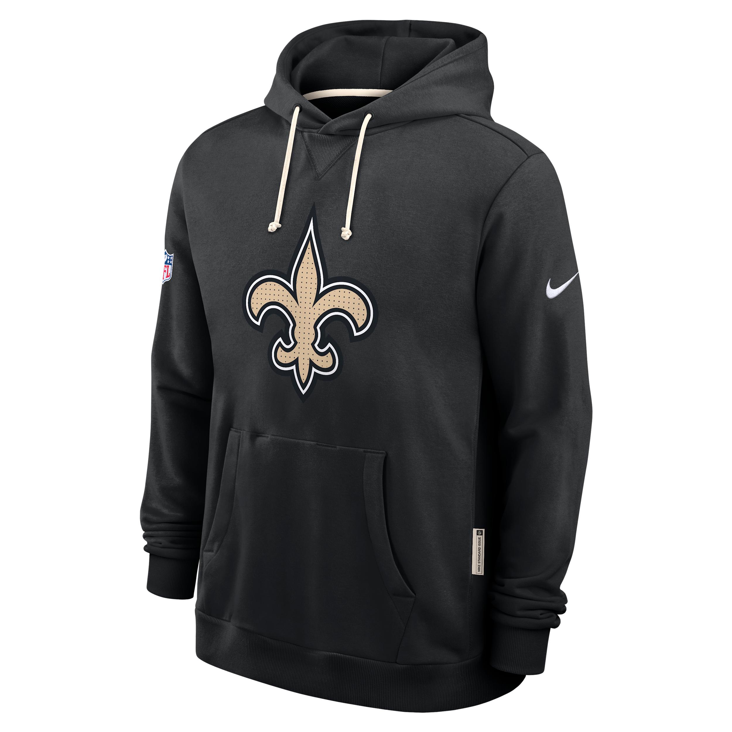 New Orleans Saints Initial Home Sideline Nike Men's Dri-FIT NFL Pullover Hoodie by NIKE