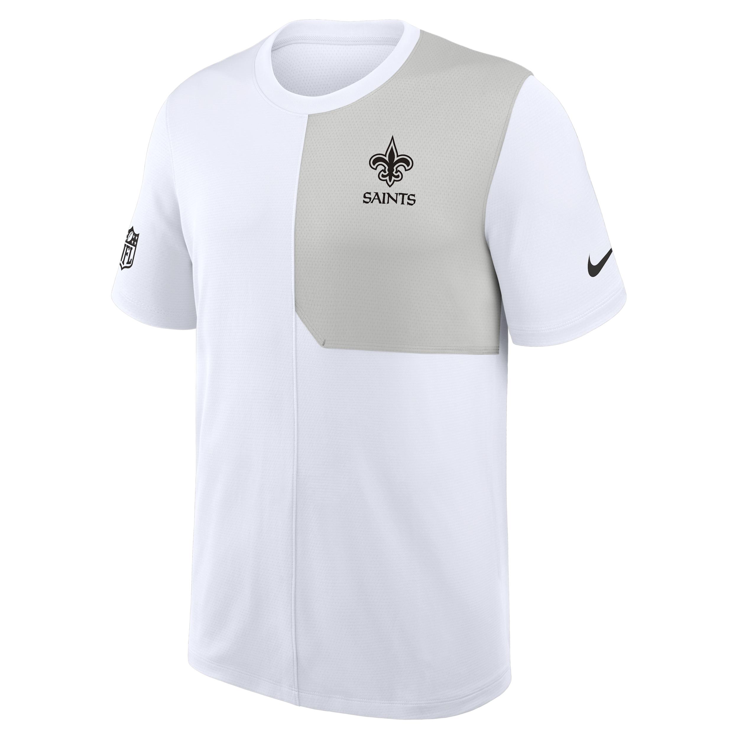 New Orleans Saints Sideline Coach Nike Men's Dri-FIT NFL Top by NIKE