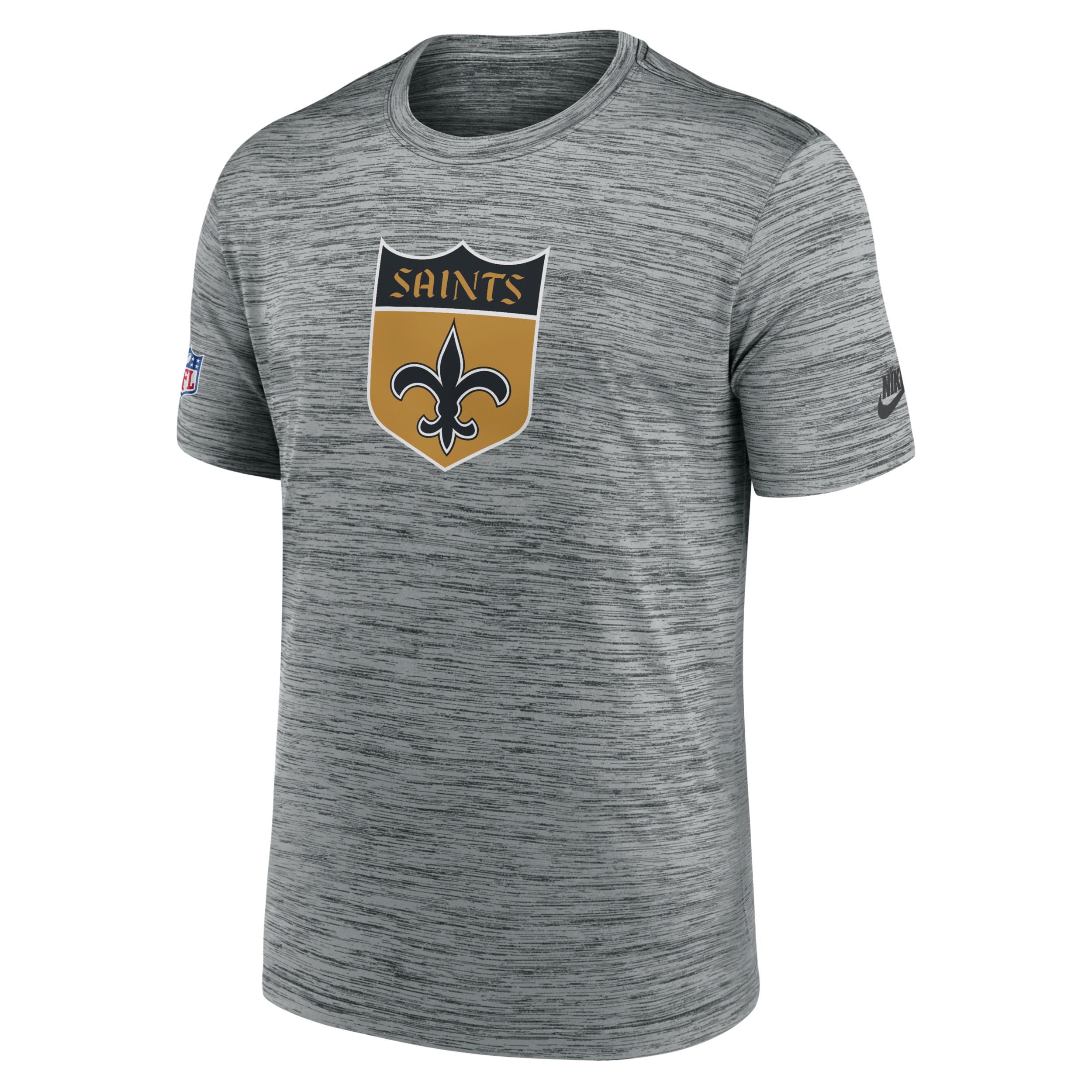 New Orleans Saints Sideline Velocity Nike Men's Dri-FIT NFL T-Shirt by NIKE