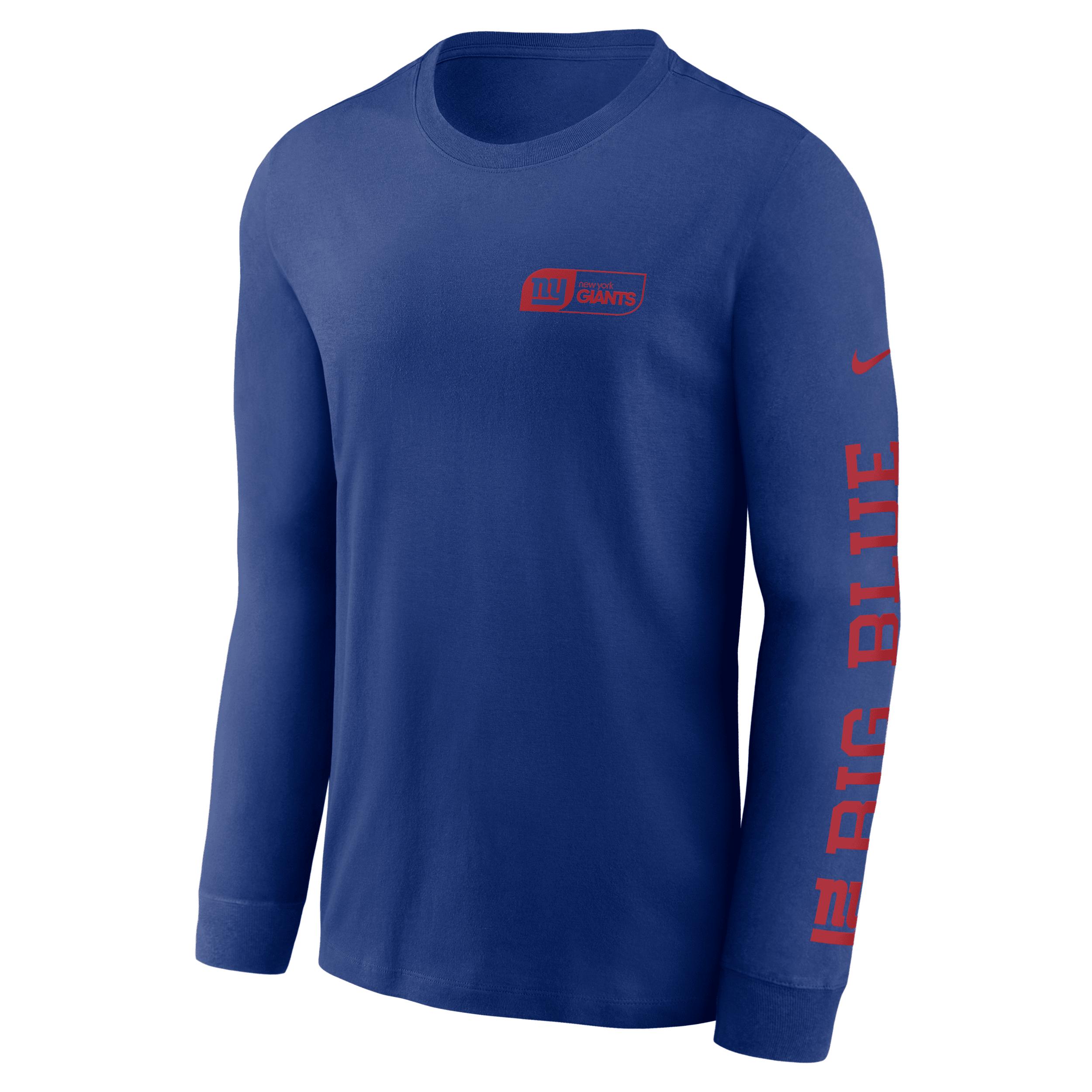 New York Giants All Out Nike Men's NFL Long-Sleeve T-Shirt by NIKE
