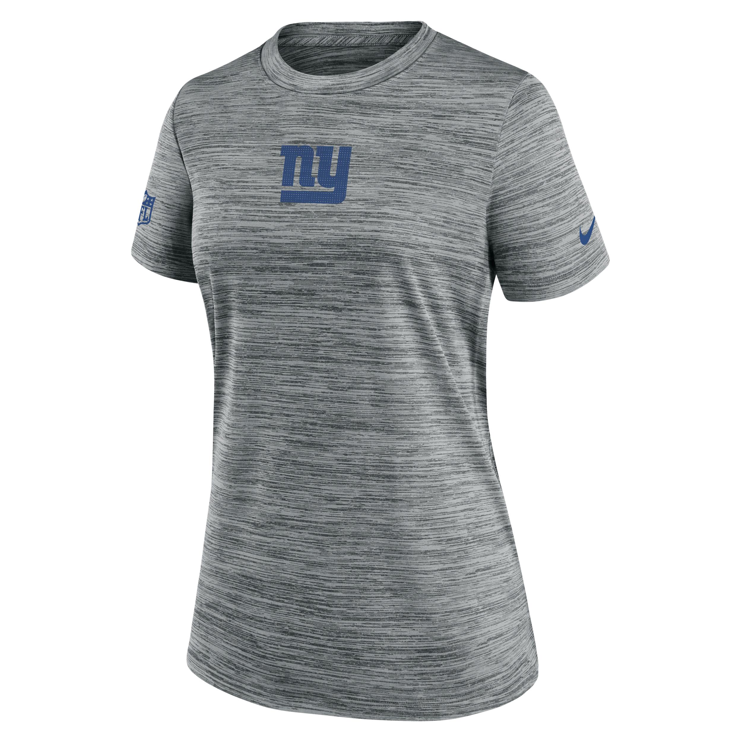 New York Giants Sideline Team Issue Velocity Nike Women's Dri-FIT NFL T-Shirt by NIKE