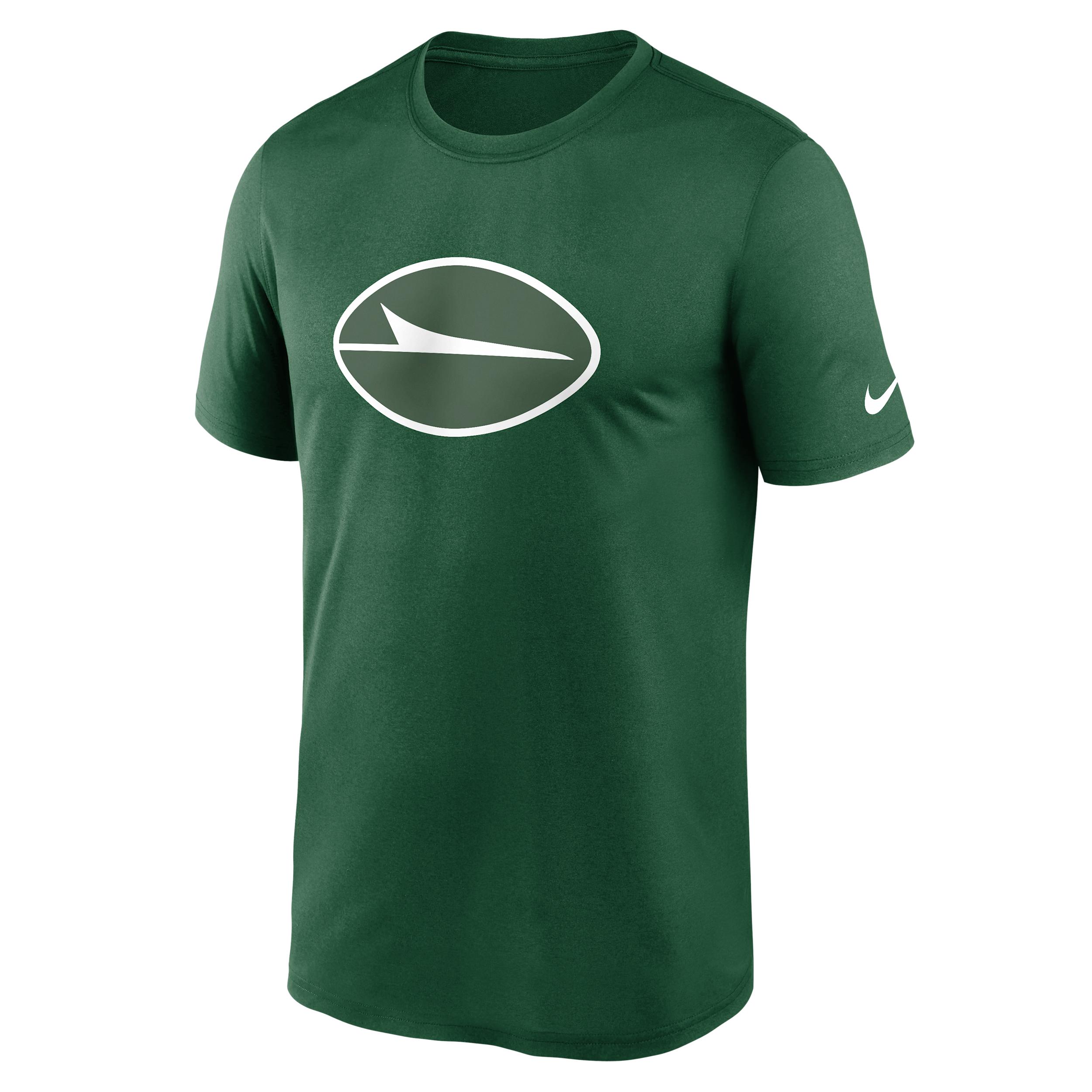 New York Jets Primetime Legend Logo Nike Men's Dri-FIT NFL T-Shirt by NIKE