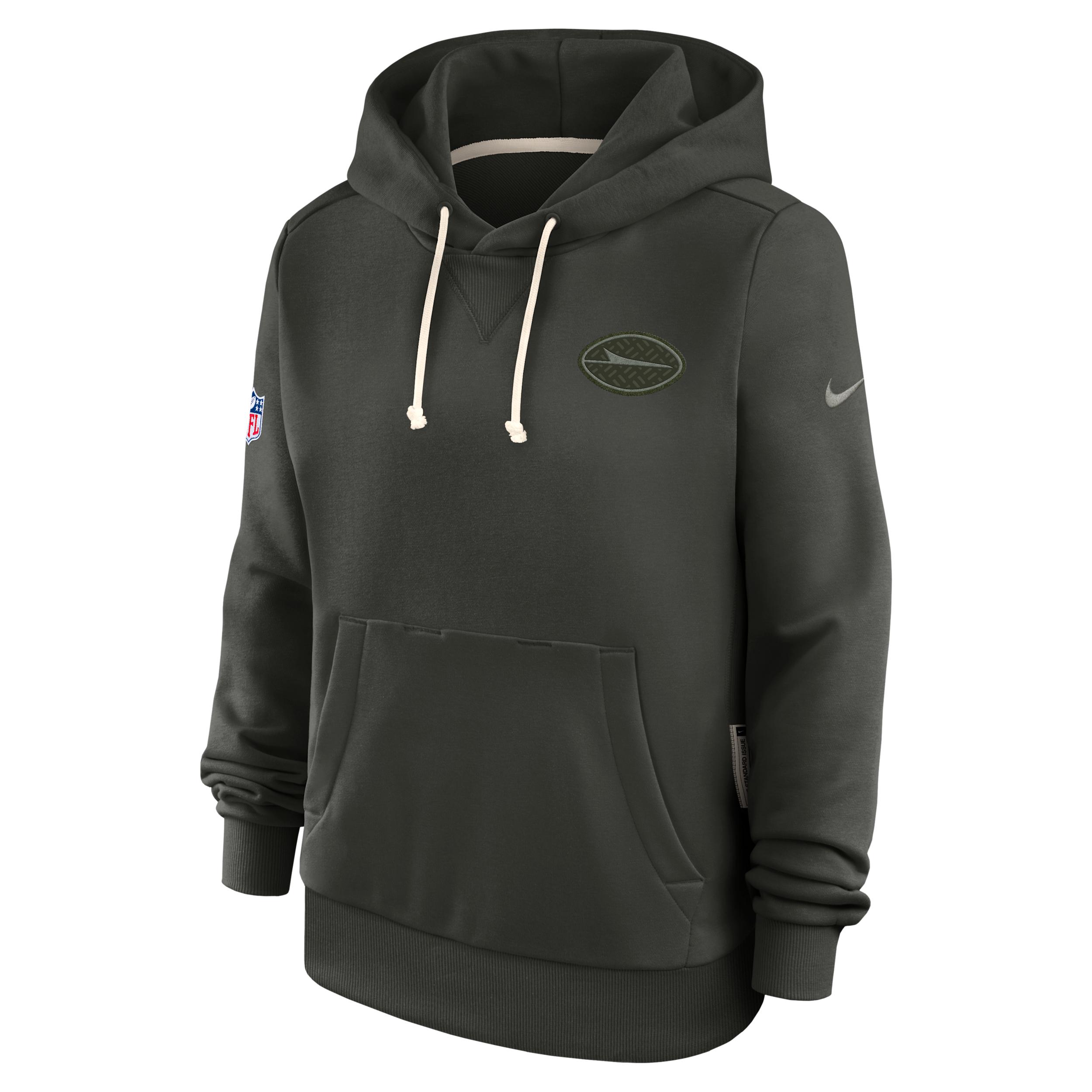 New York Jets Rivalries Collection Sideline Nike Women's Dri-FIT NFL Pullover Hoodie by NIKE