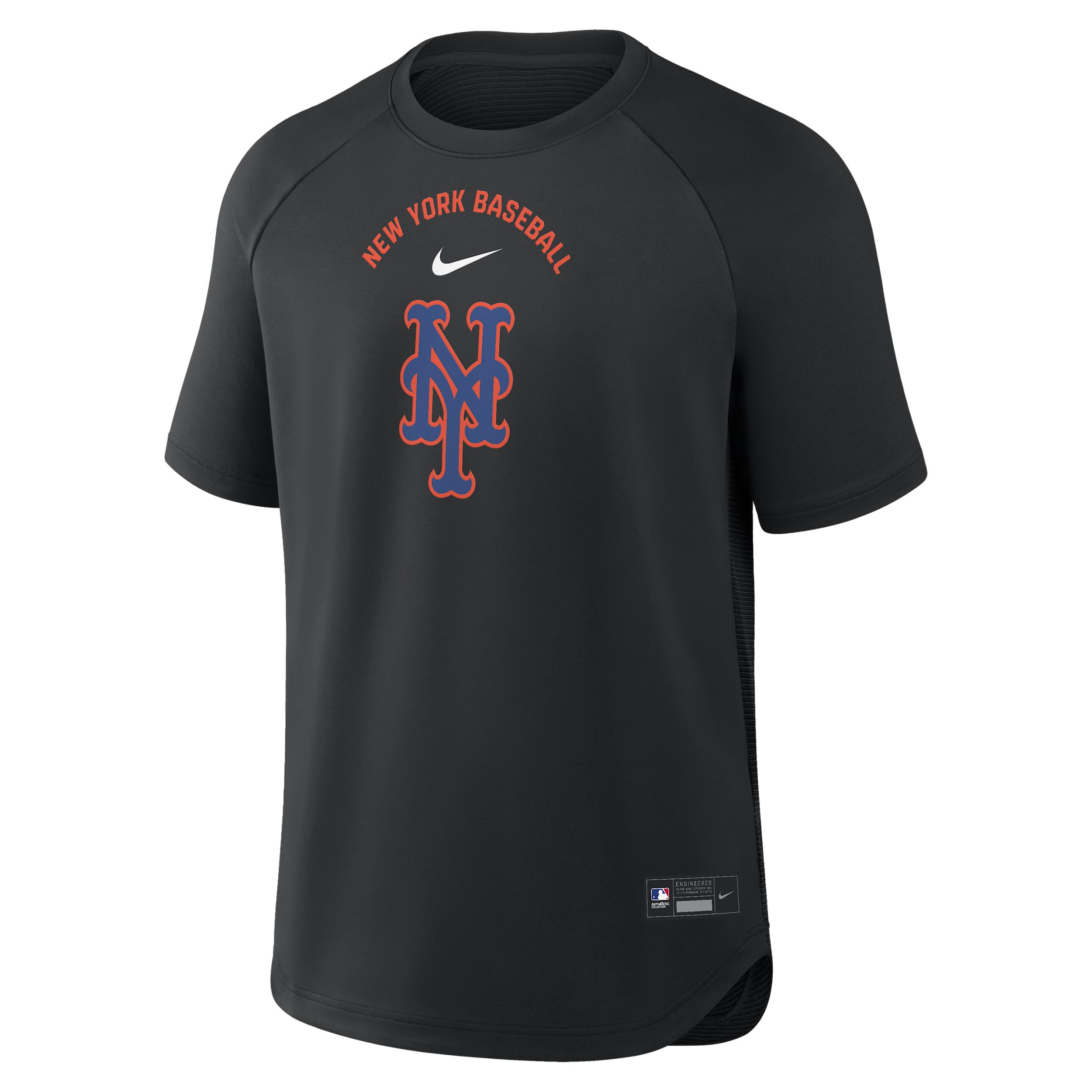 New York Mets Authentic Collection Batting Practice Pregame Nike Men's Dri-FIT MLB Top by NIKE
