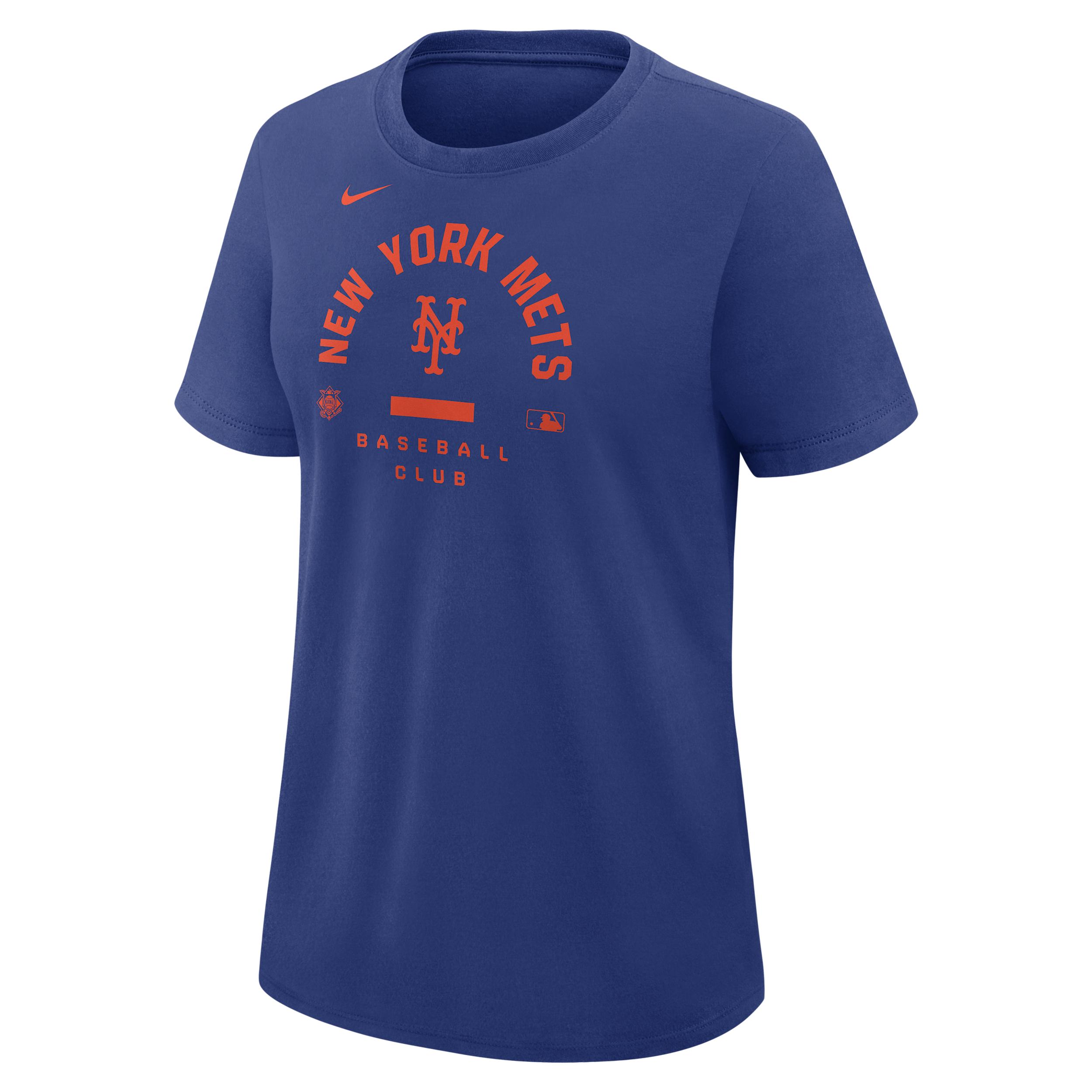 New York Mets Authentic Collection Early Work Nike Women's Dri-FIT MLB T-Shirt by NIKE