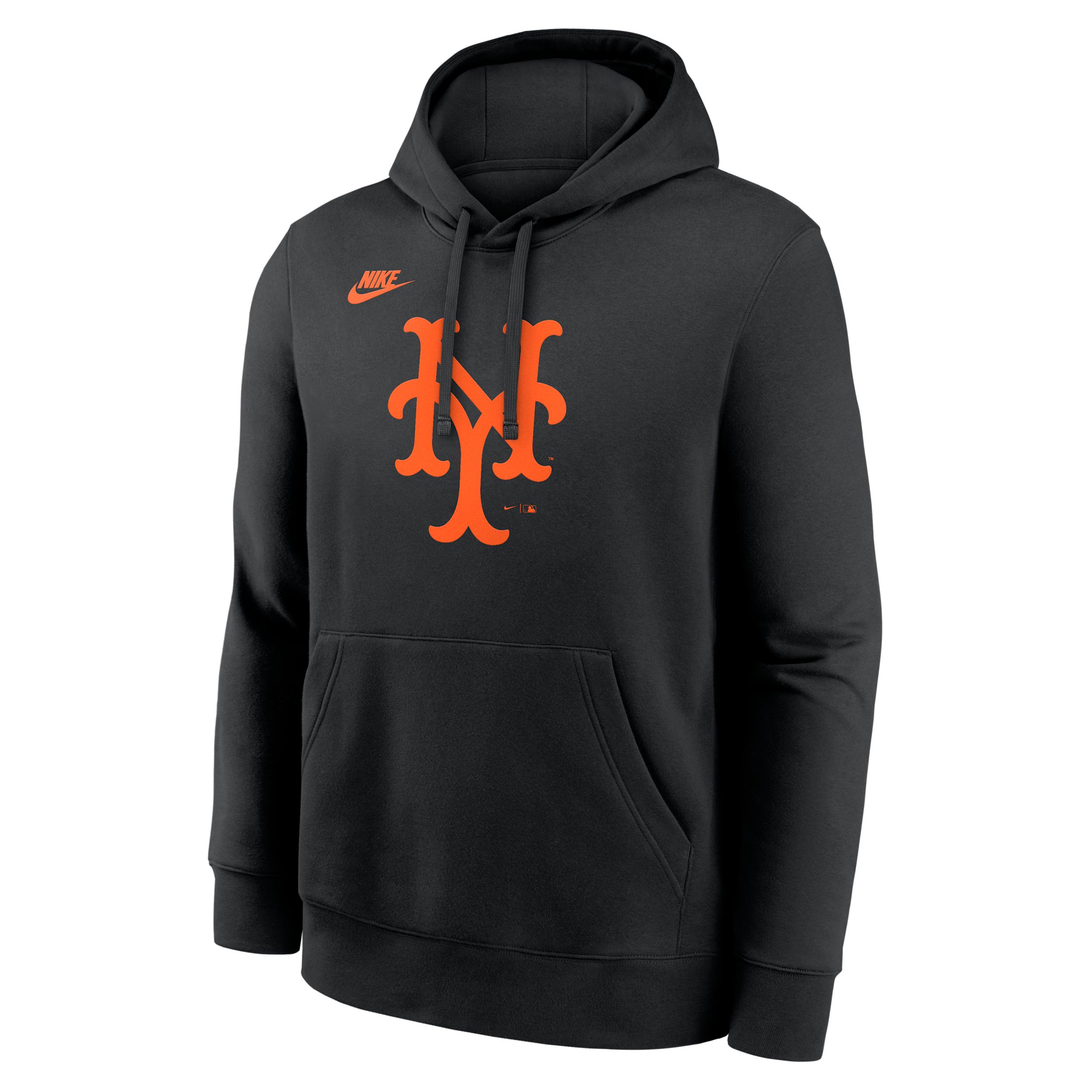 New York Mets Cooperstown Logo Club Nike Men's MLB Pullover Hoodie by NIKE