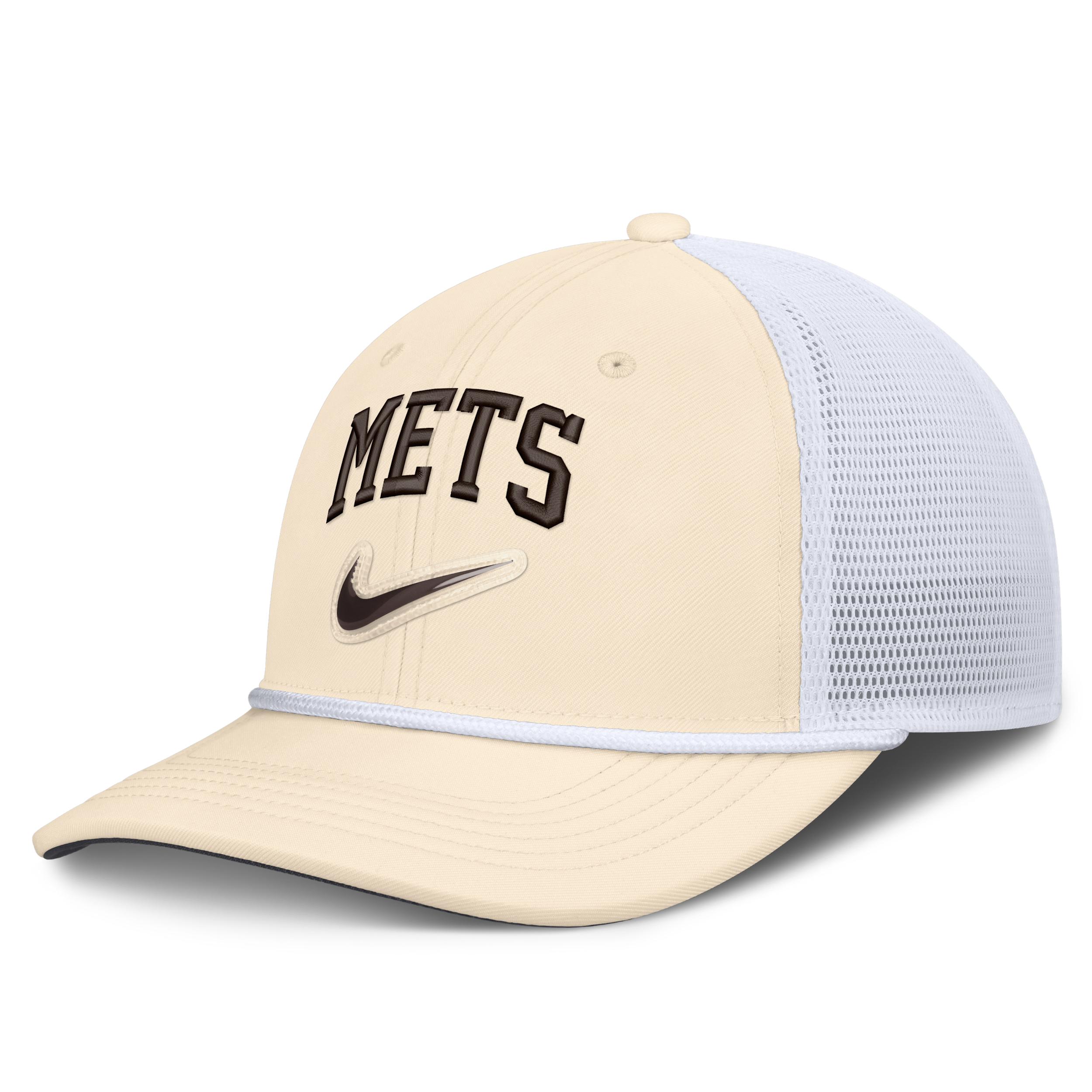 New York Mets Rise Nike Men's Dri-FIT MLB Trucker Adjustable Hat by NIKE