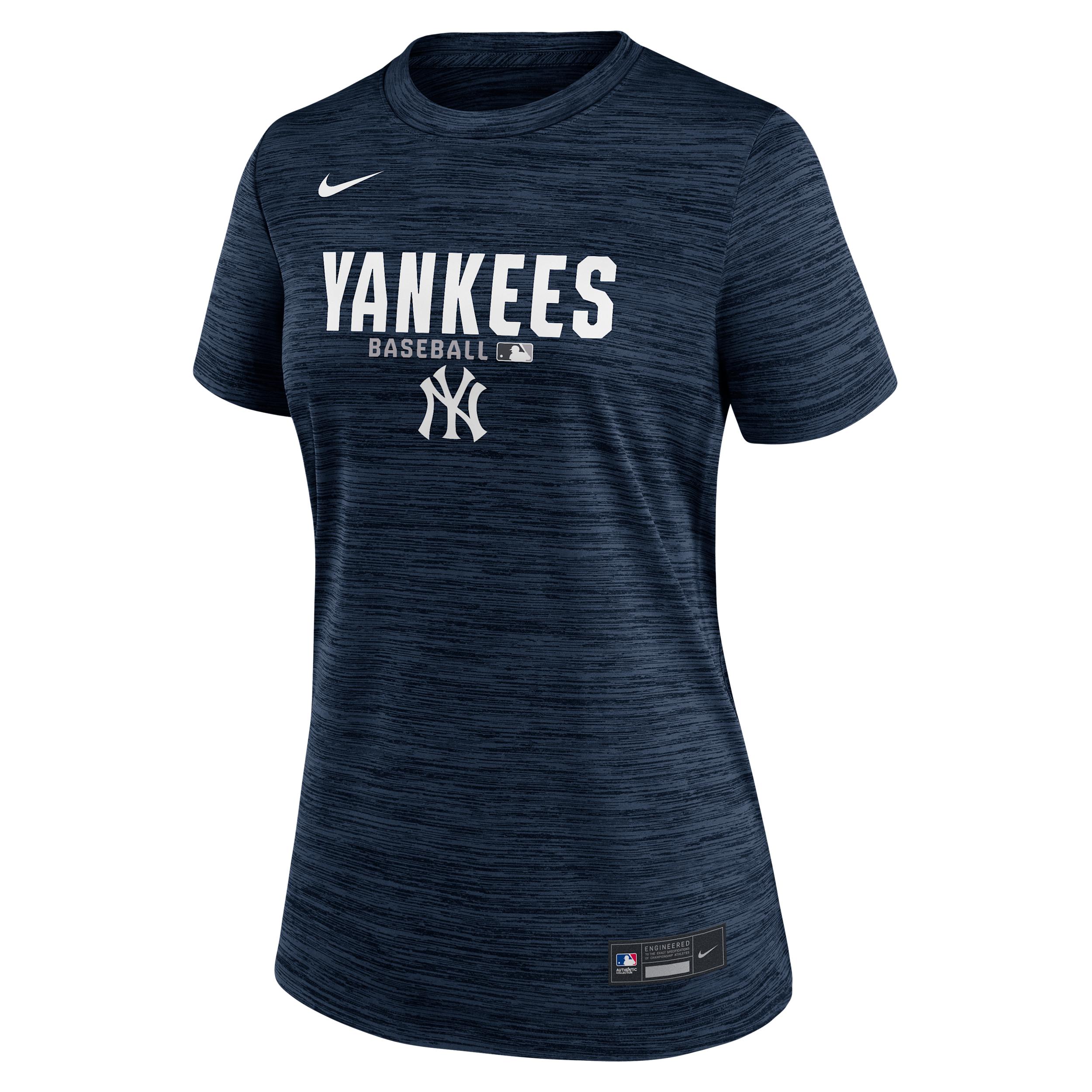 New York Yankees Authentic Collection Velocity Nike Women's Dri-FIT MLB T-Shirt by NIKE