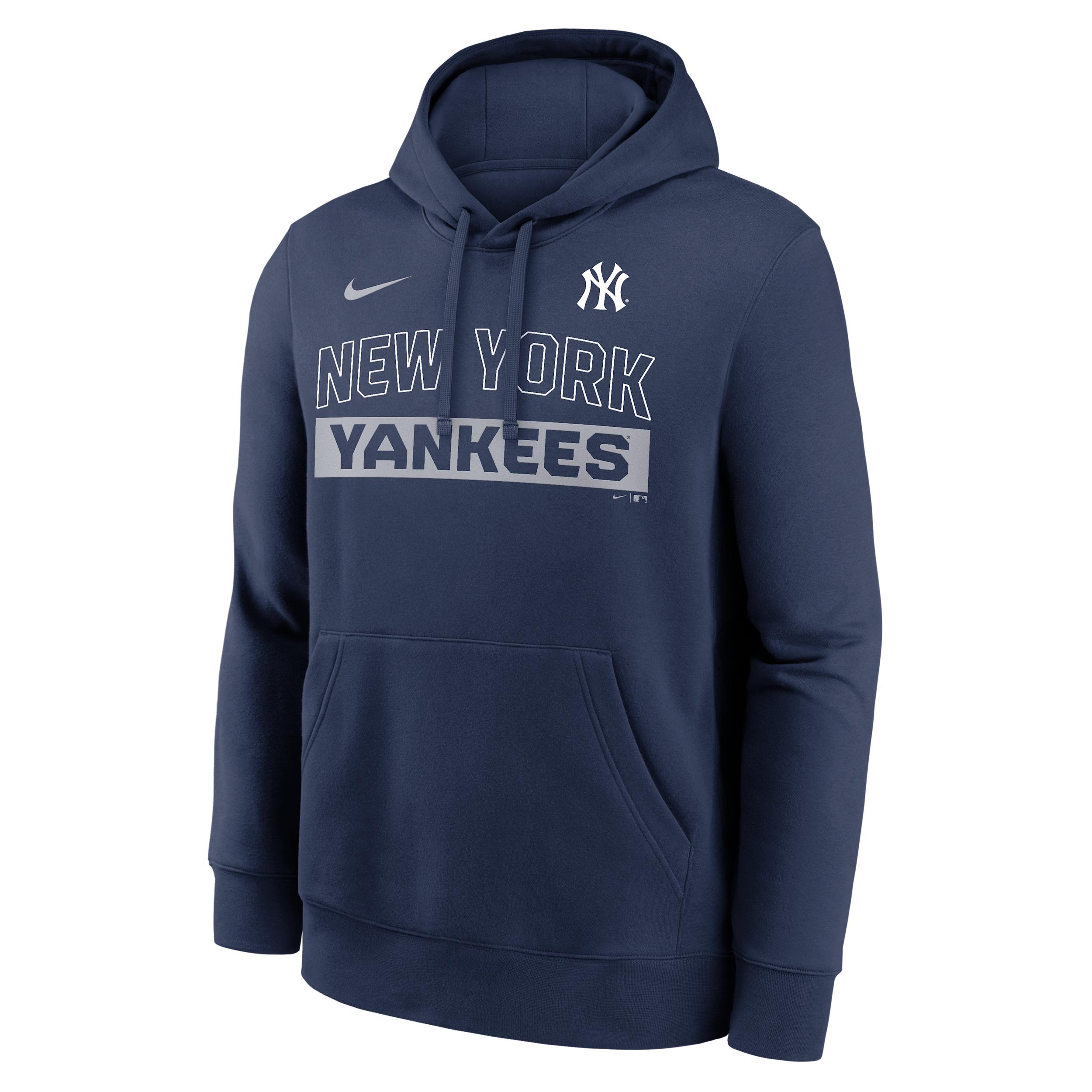 New York Yankees Club Nike Men's MLB Pullover Hoodie by NIKE