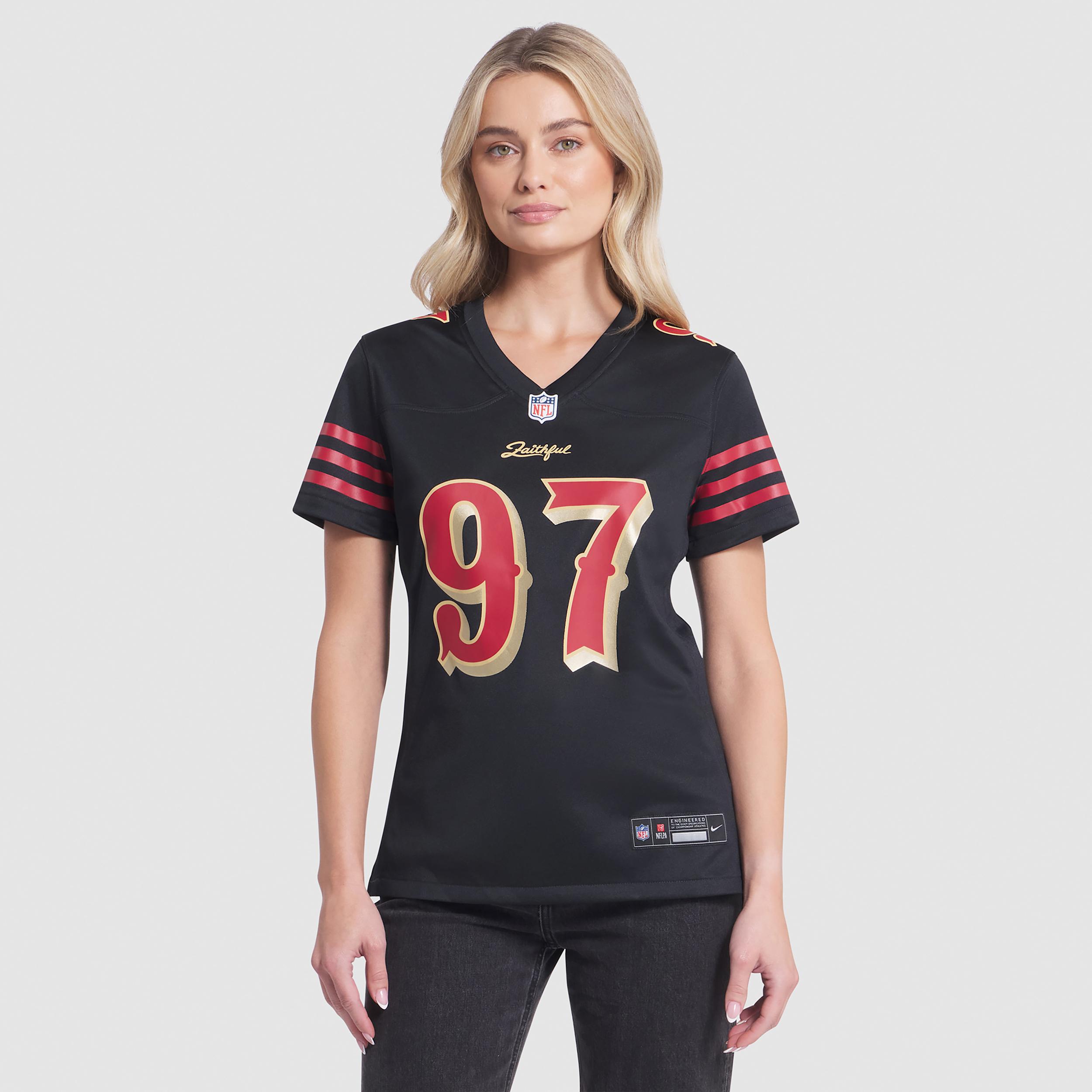 Nick Bosa San Francisco 49ers Rivalries Collection Womenâs Nike Women's NFL Game Jersey by NIKE