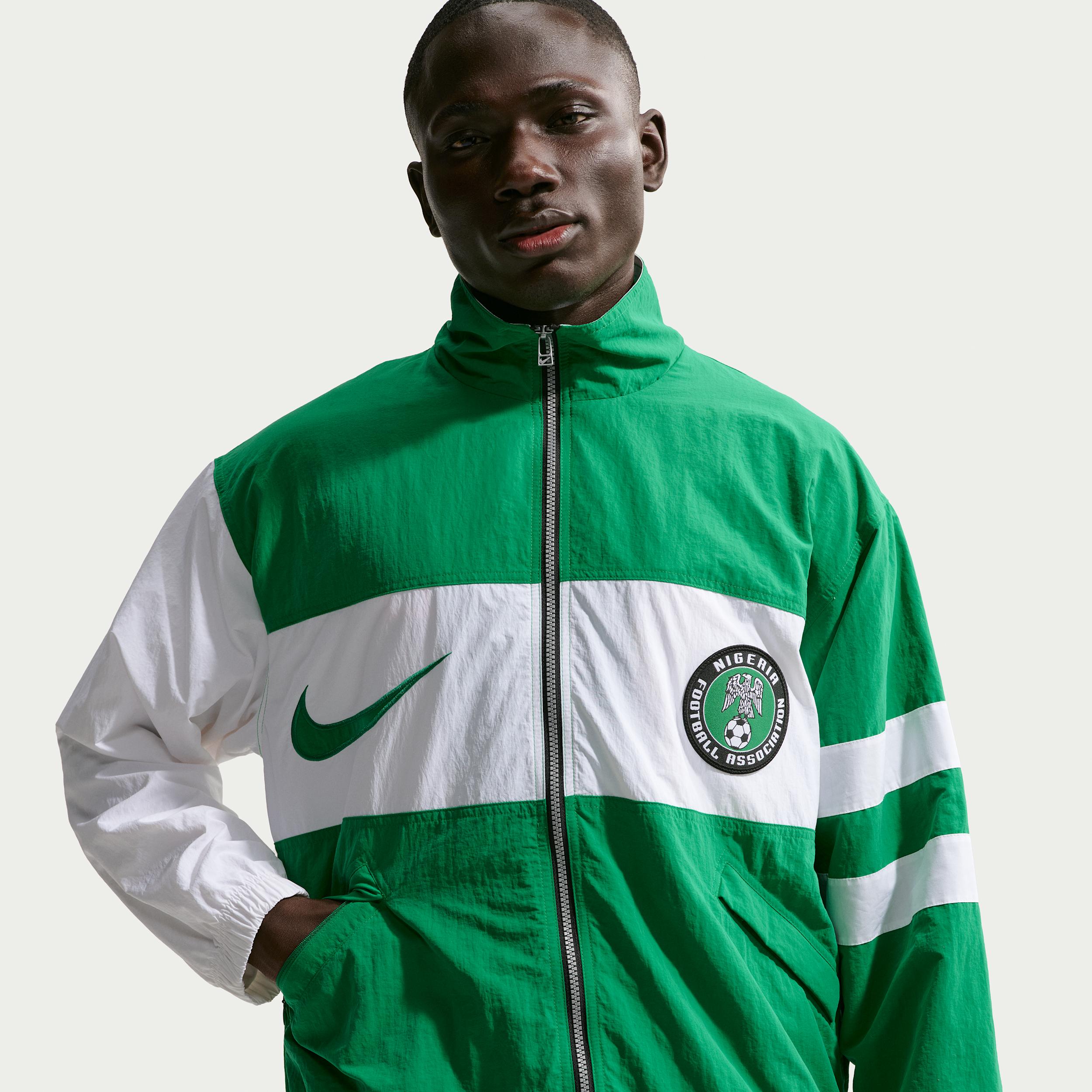 Nigeria 1996 Reissue Nike Men's Soccer Replica Track Jacket by NIKE