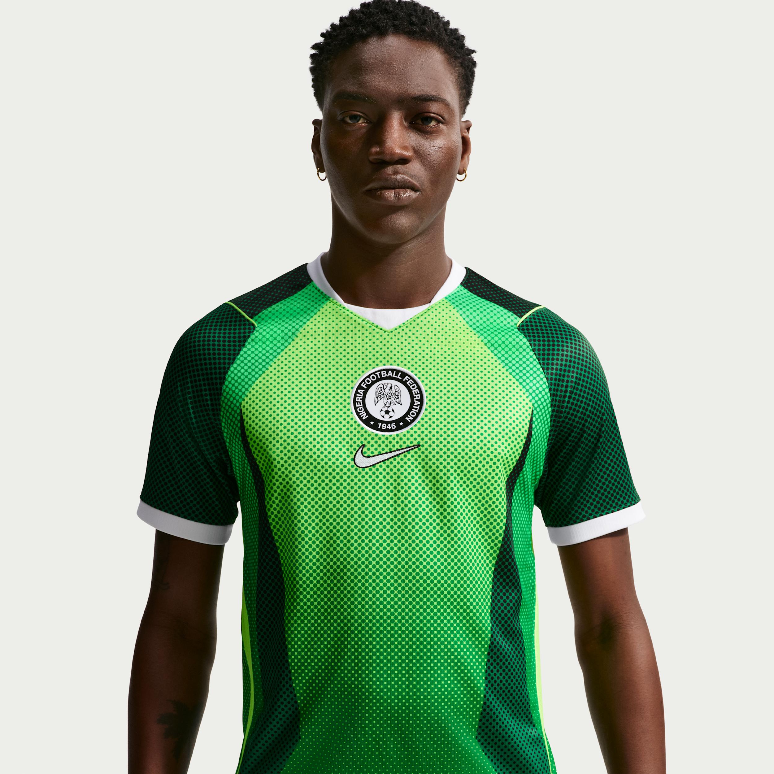 Nigeria 2026 Stadium Home Nike Men's Dri-FIT Soccer Short-Sleeve Jersey by NIKE
