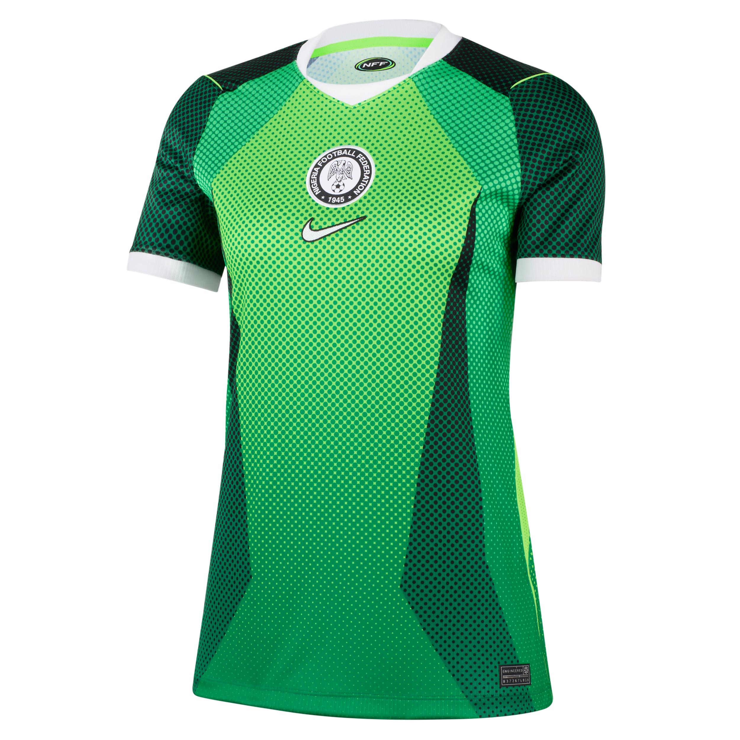 Nigeria 2026 Stadium Home Nike Women's Dri-FIT Soccer Short-Sleeve Jersey by NIKE