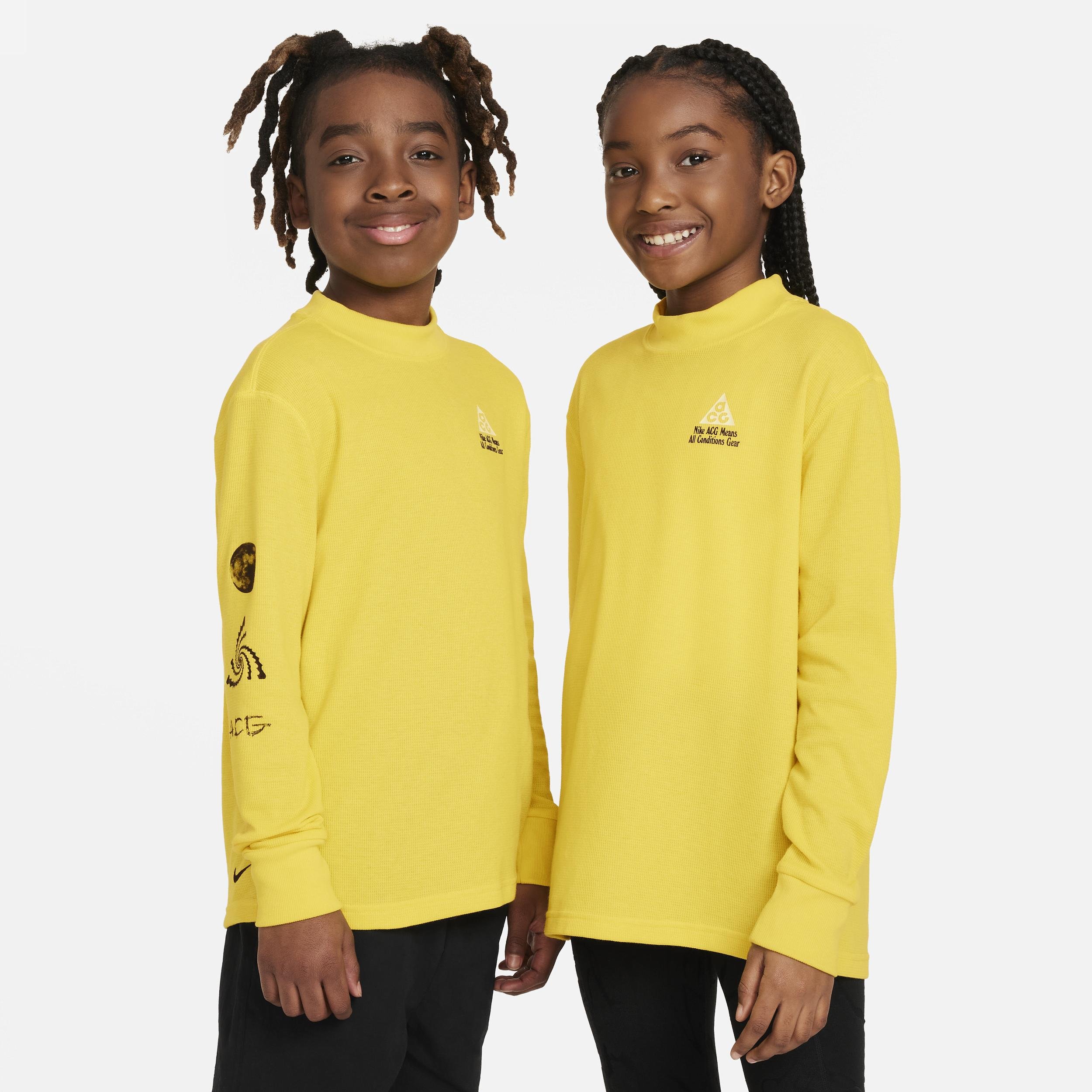 Nike ACG Big Kids' Loose Waffle Long-Sleeve Top by NIKE