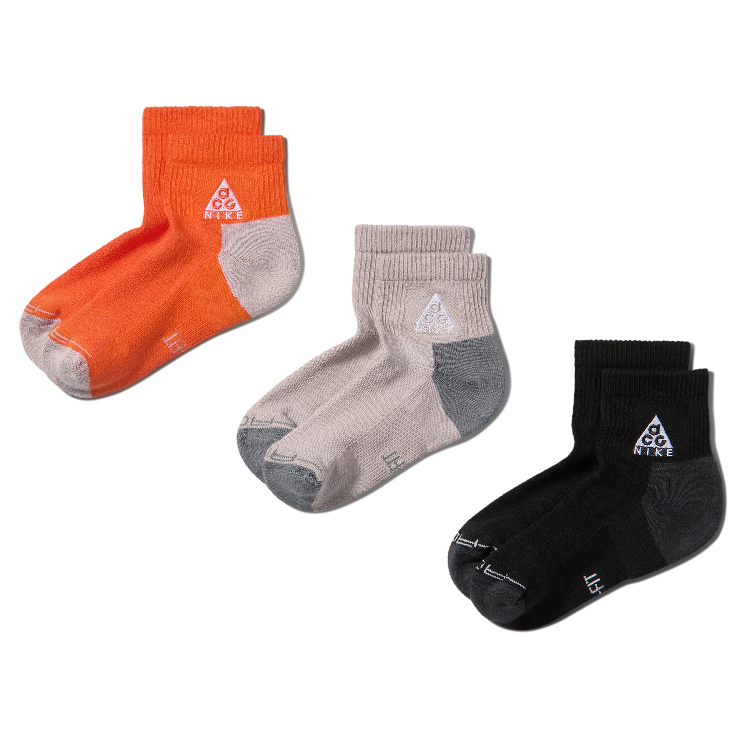 Nike ACG Kids' Dri-FIT Explore Ankle Socks (3 Pairs) by NIKE
