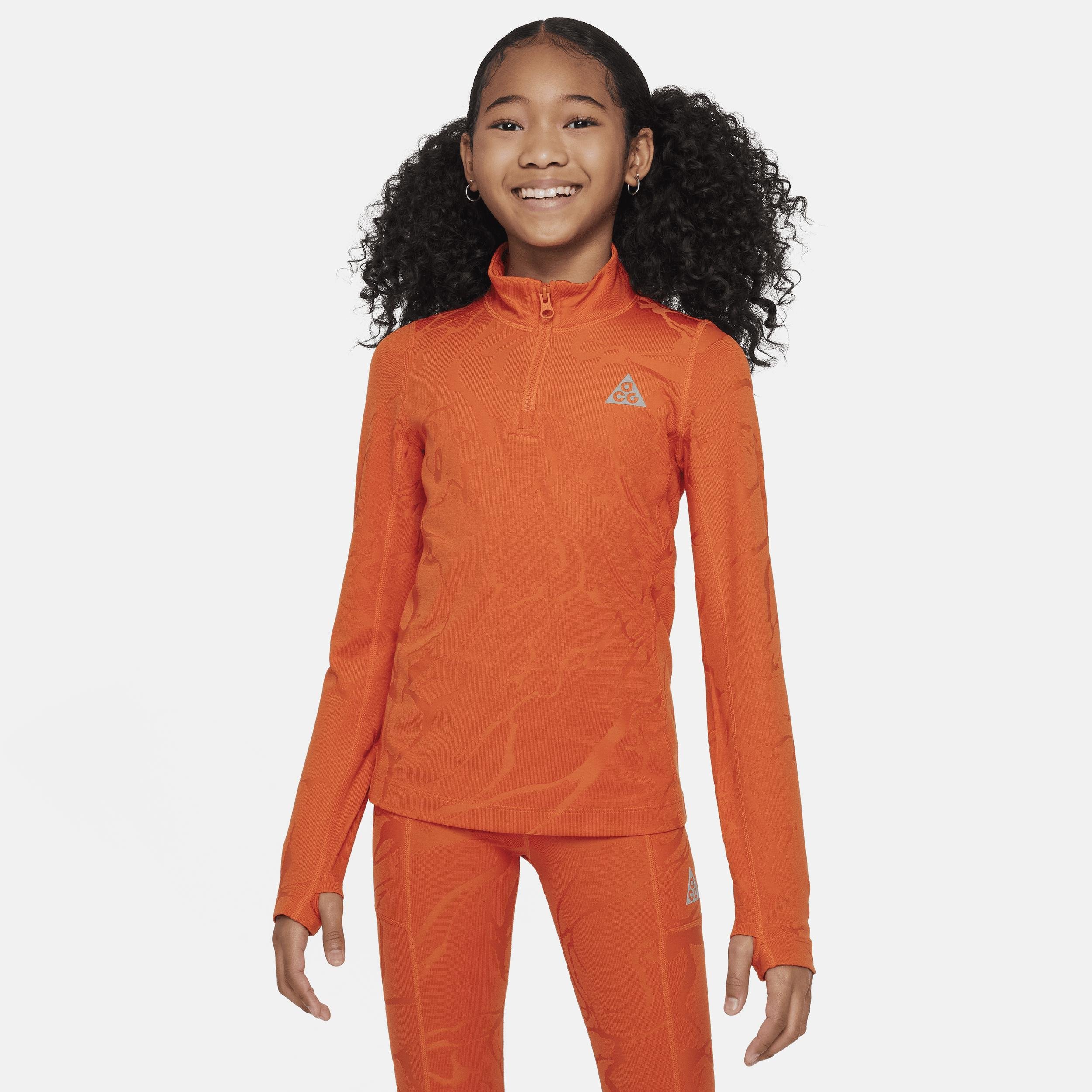 Nike ACG Therma-FIT Big Kids' (Girls') 1/4-Zip Long-Sleeve Top by NIKE