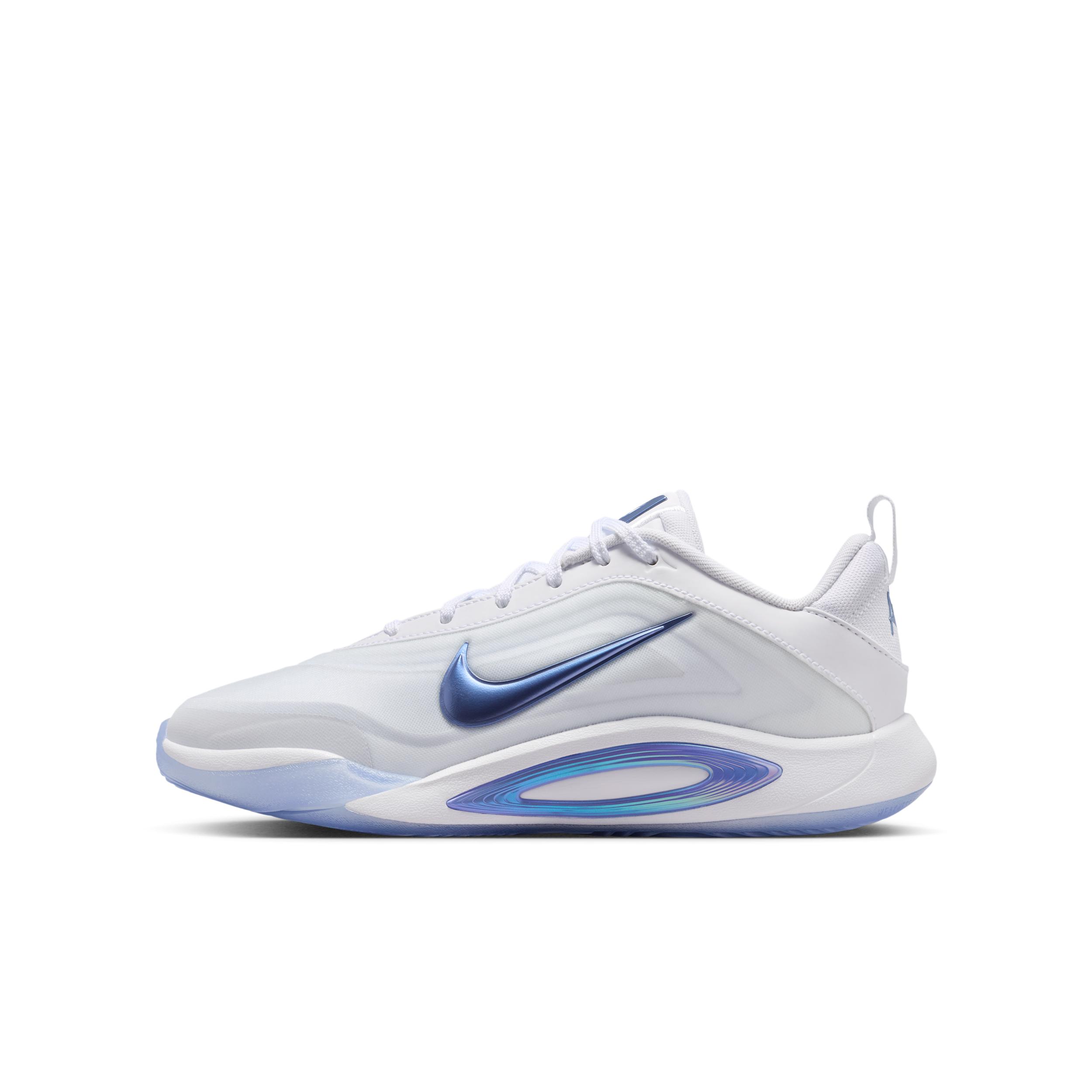 Nike A'One "Blue Ice" Big Kids' Basketball Shoes by NIKE