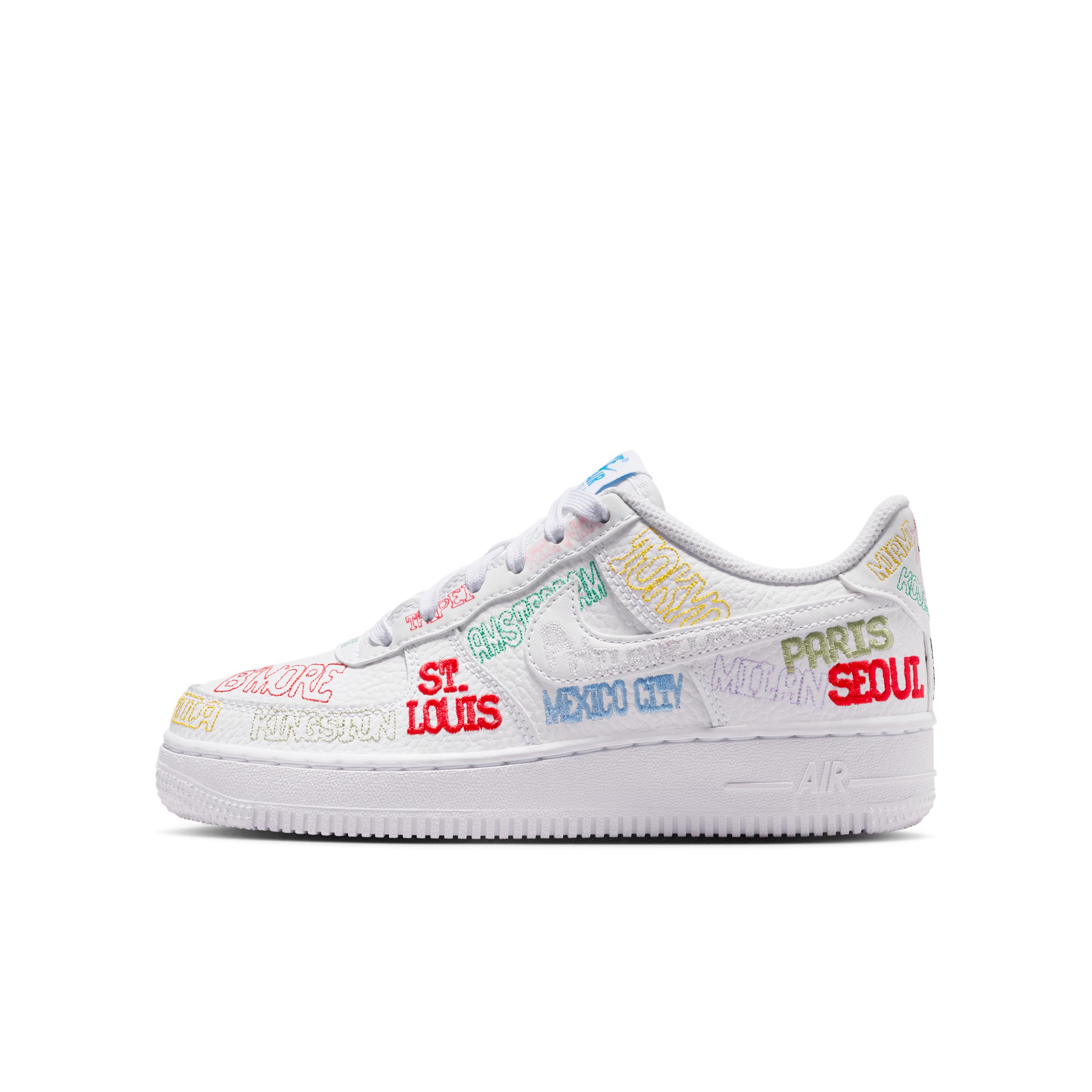 Nike Air Force 1 LV8 3 Big Kids' Shoes by NIKE