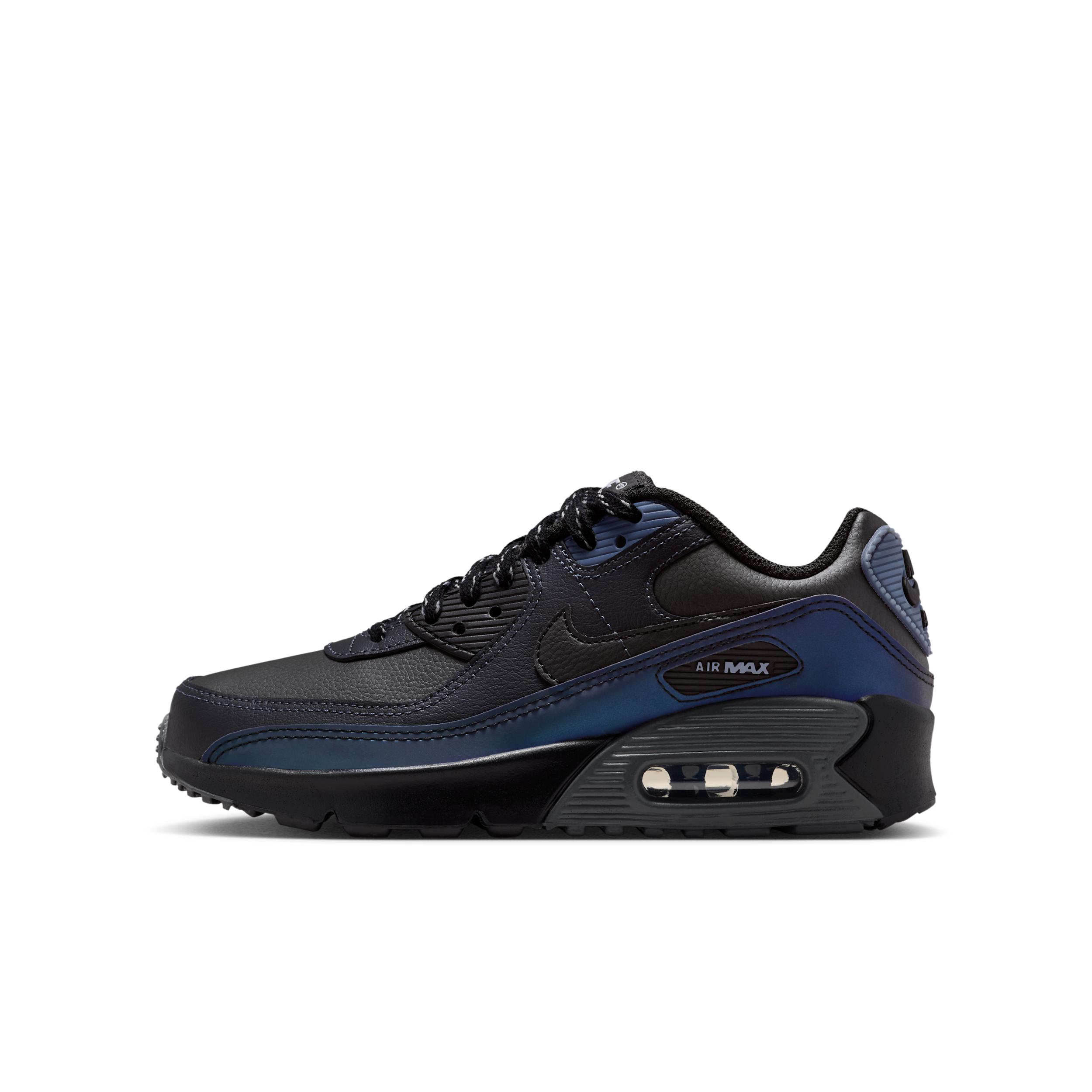 Nike Air Max 90 Big Kids' Shoes with Reflective Accents by NIKE