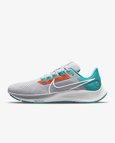Nike Air Zoom Pegasus 38 (NFL Miami Dolphins) Men's Running Shoe by NIKE