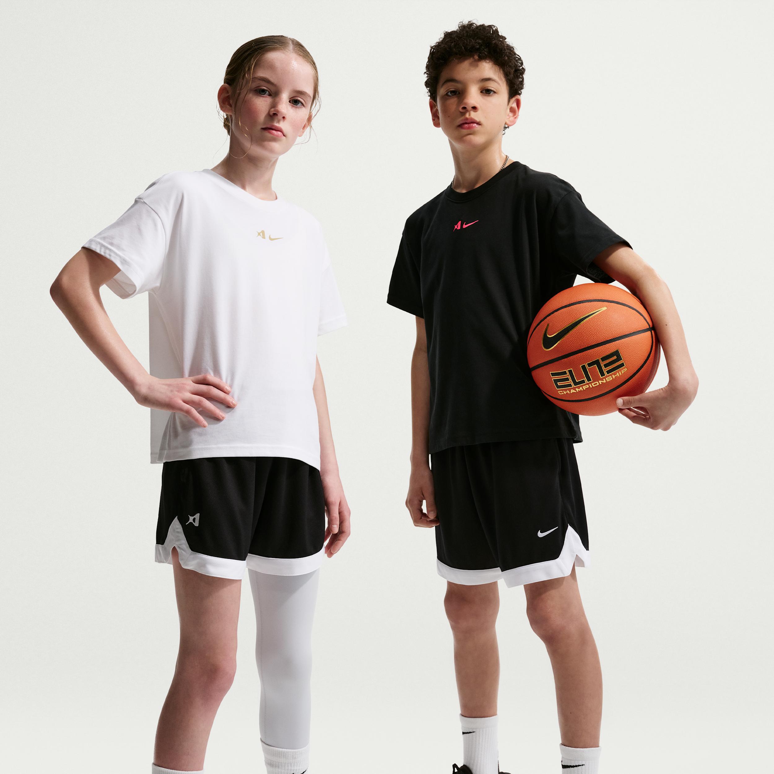 Nike A'ja Wilson Big Kids' Dri-FIT Basketball Shorts by NIKE