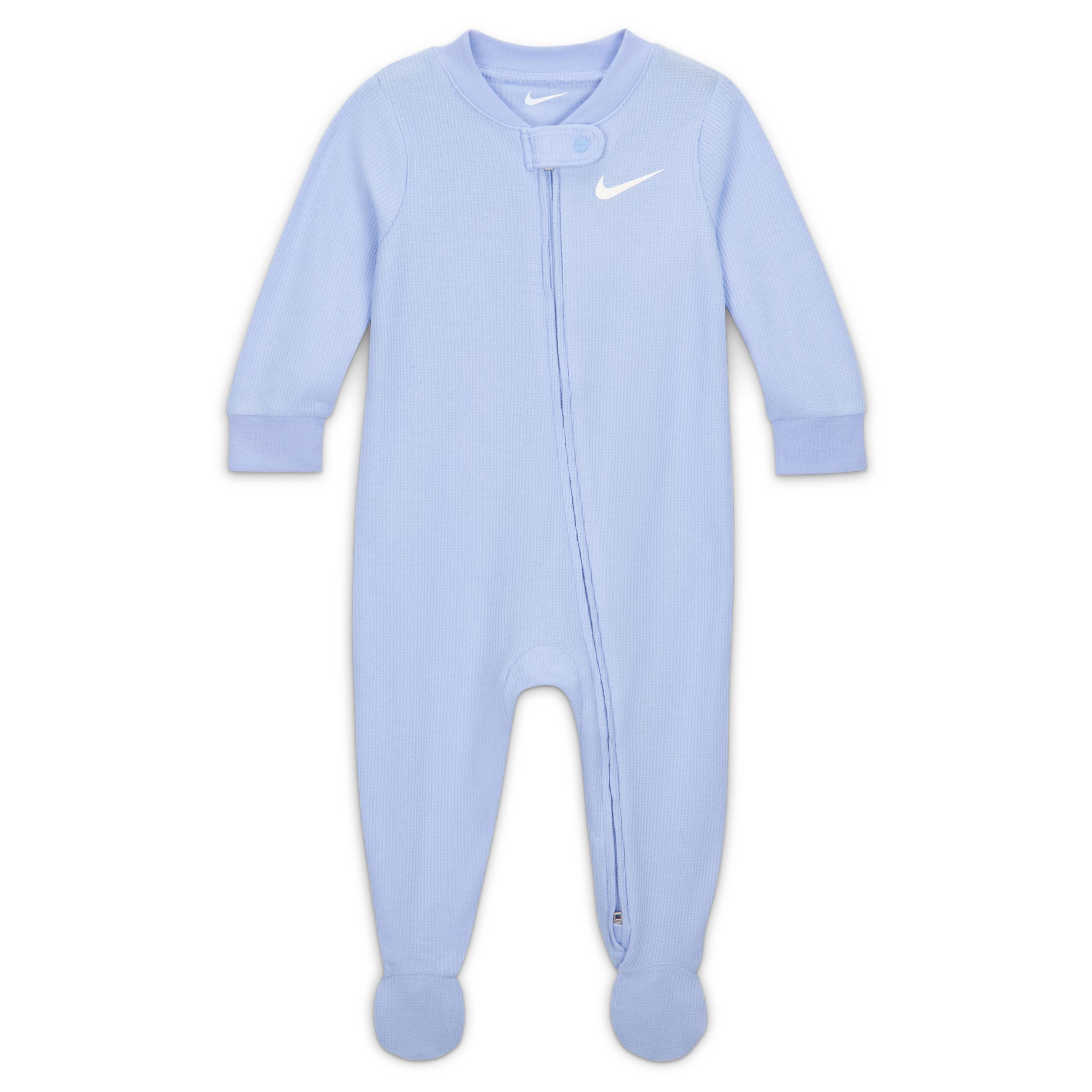 Nike Baby (0-9M) Viscose Waffle Knit Footed Coverall by NIKE